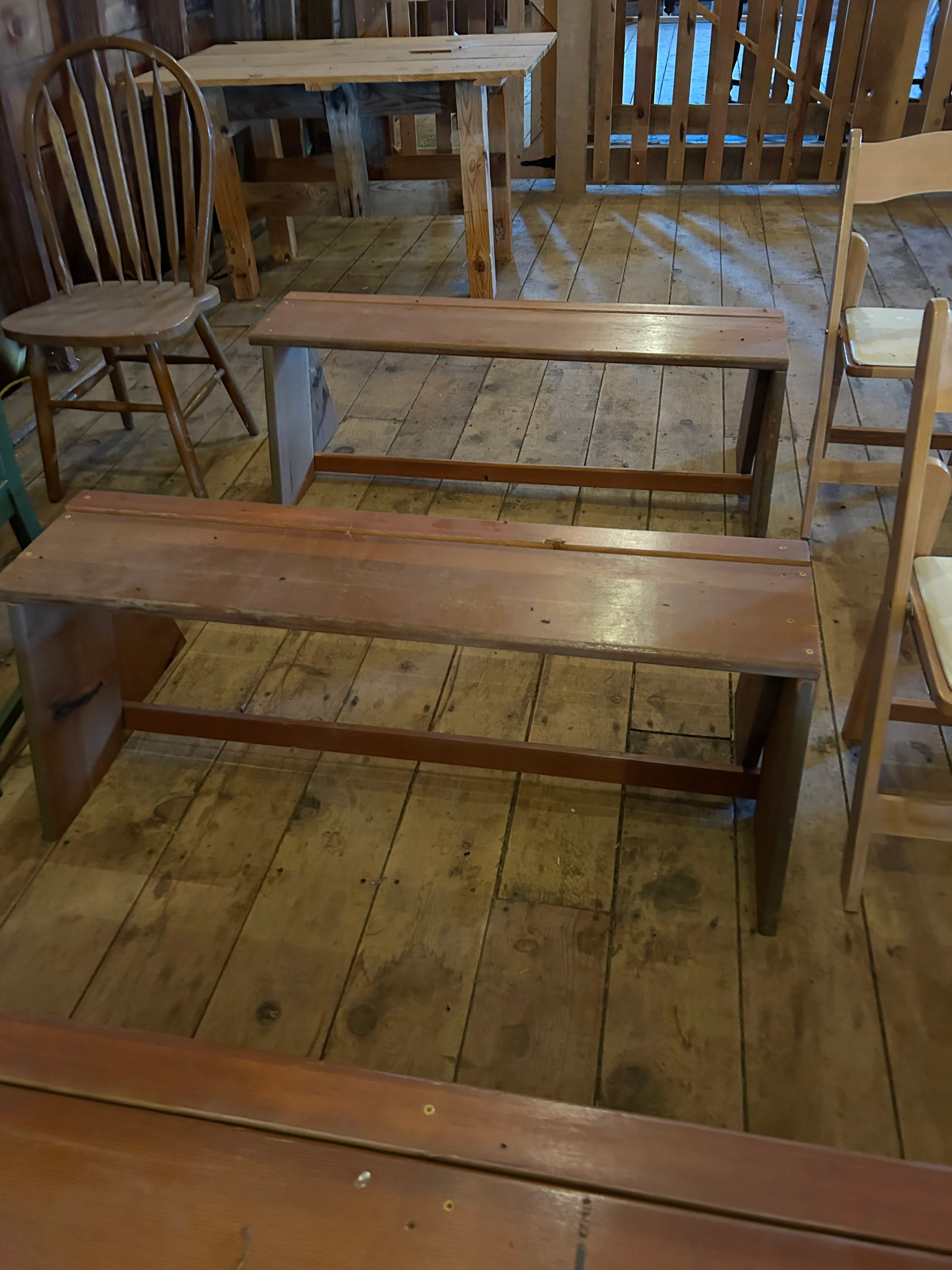 Wooden Bench - 2 seater