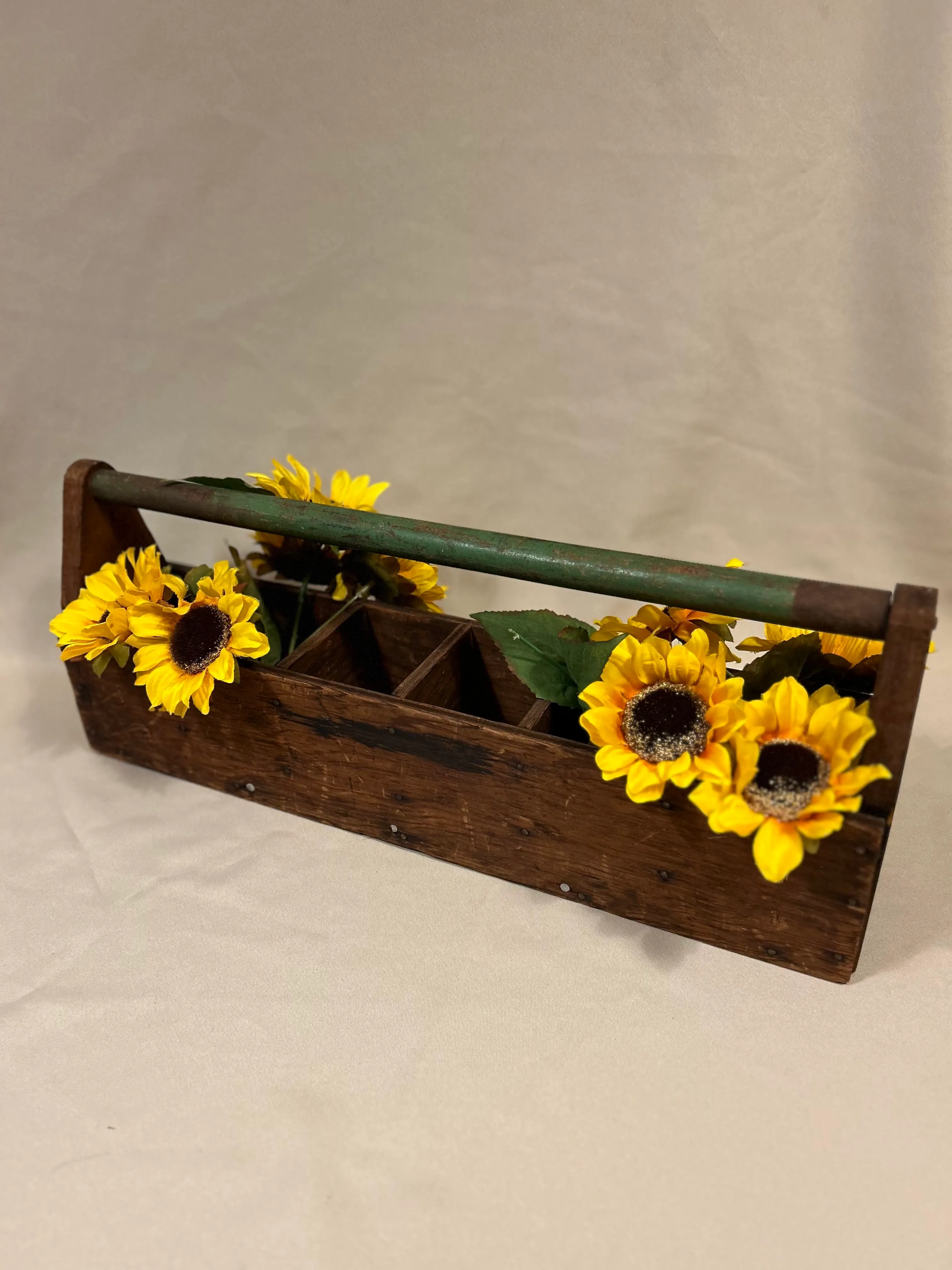 Vintage Wooden Toolbox