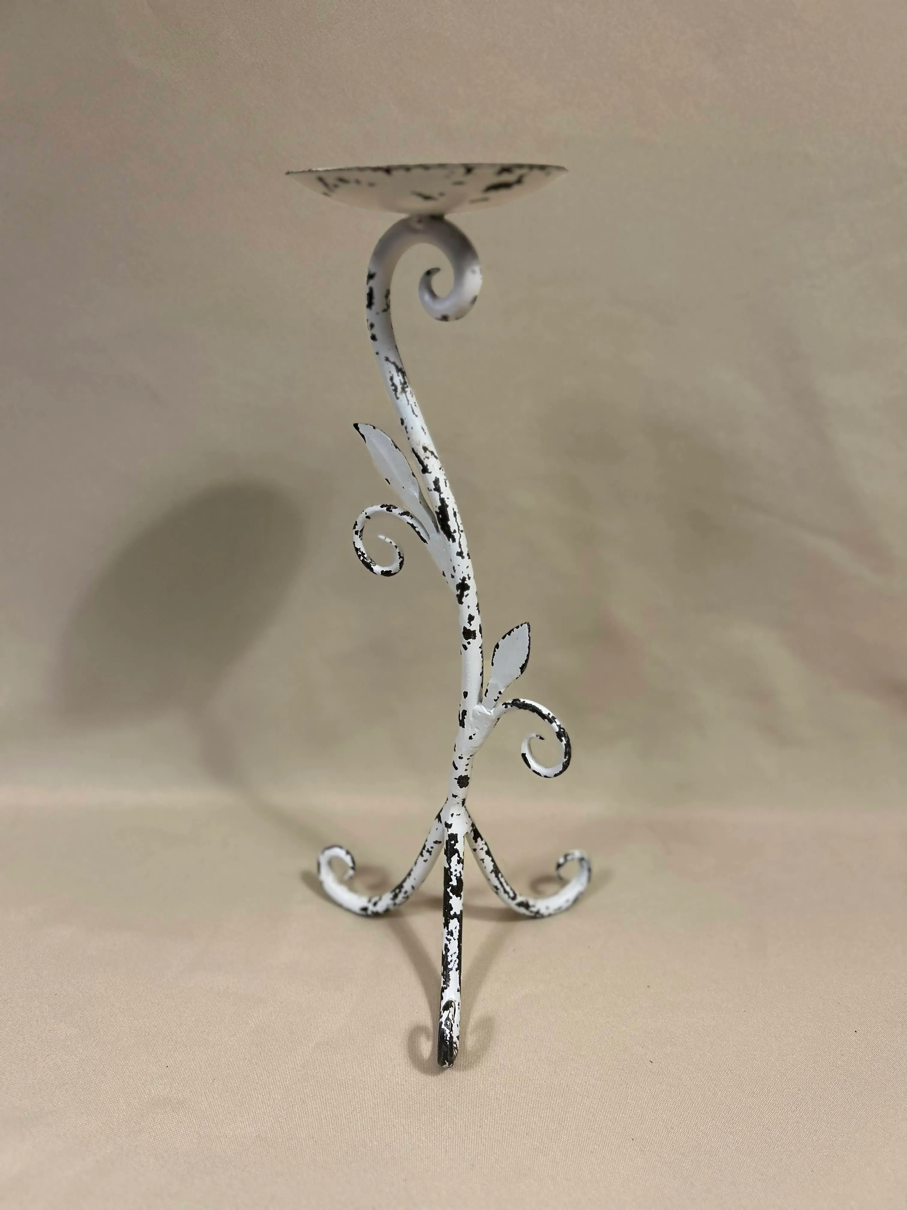 White Candlestick - Tall