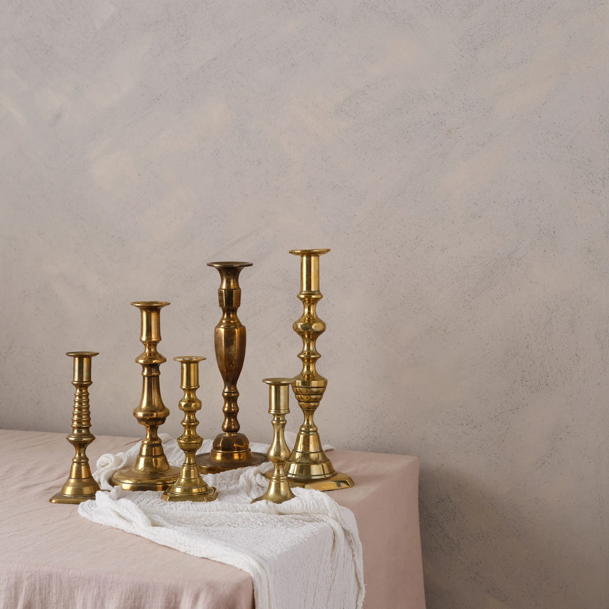 Vintage Brass Candlestick Holder