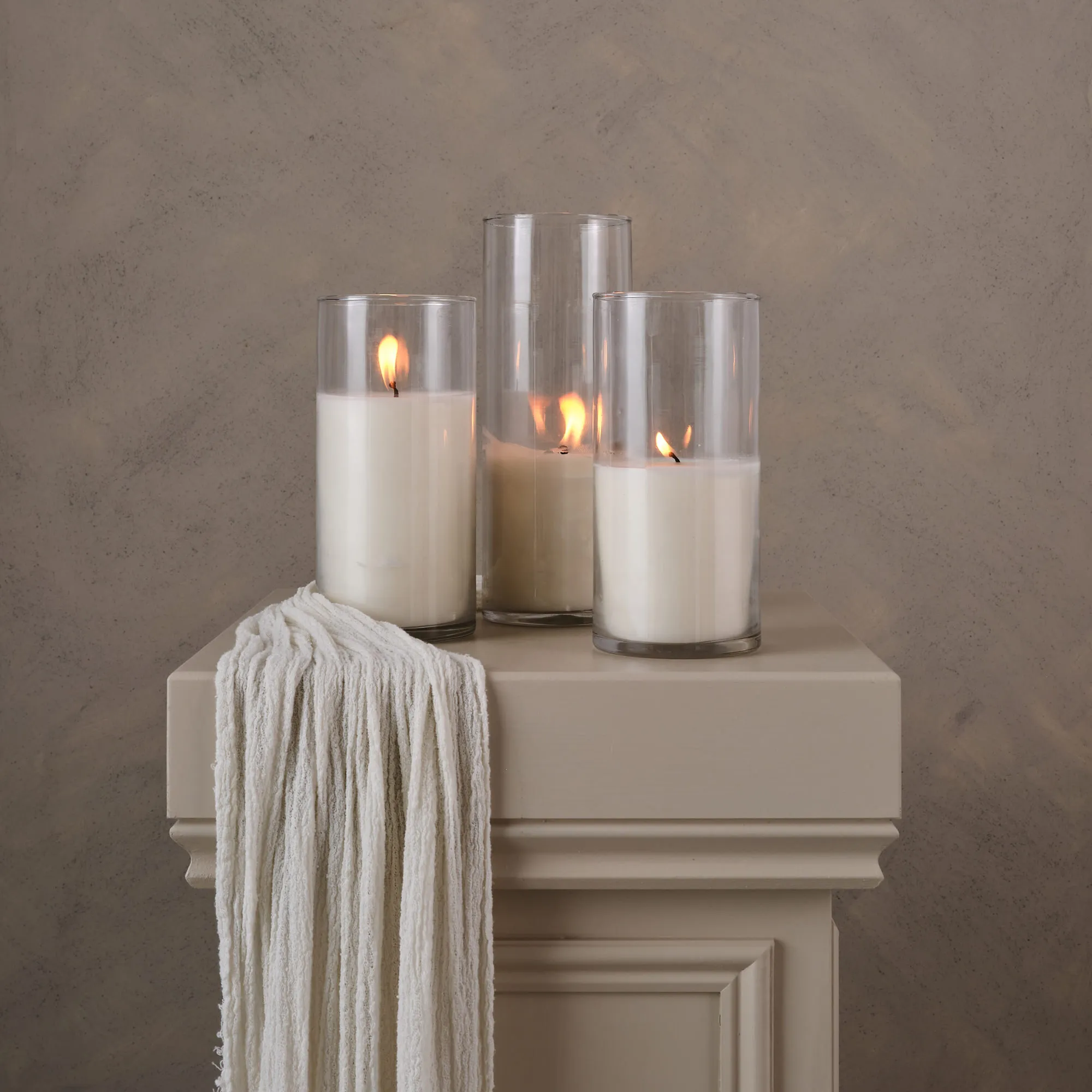 Glass Cylinder Candles