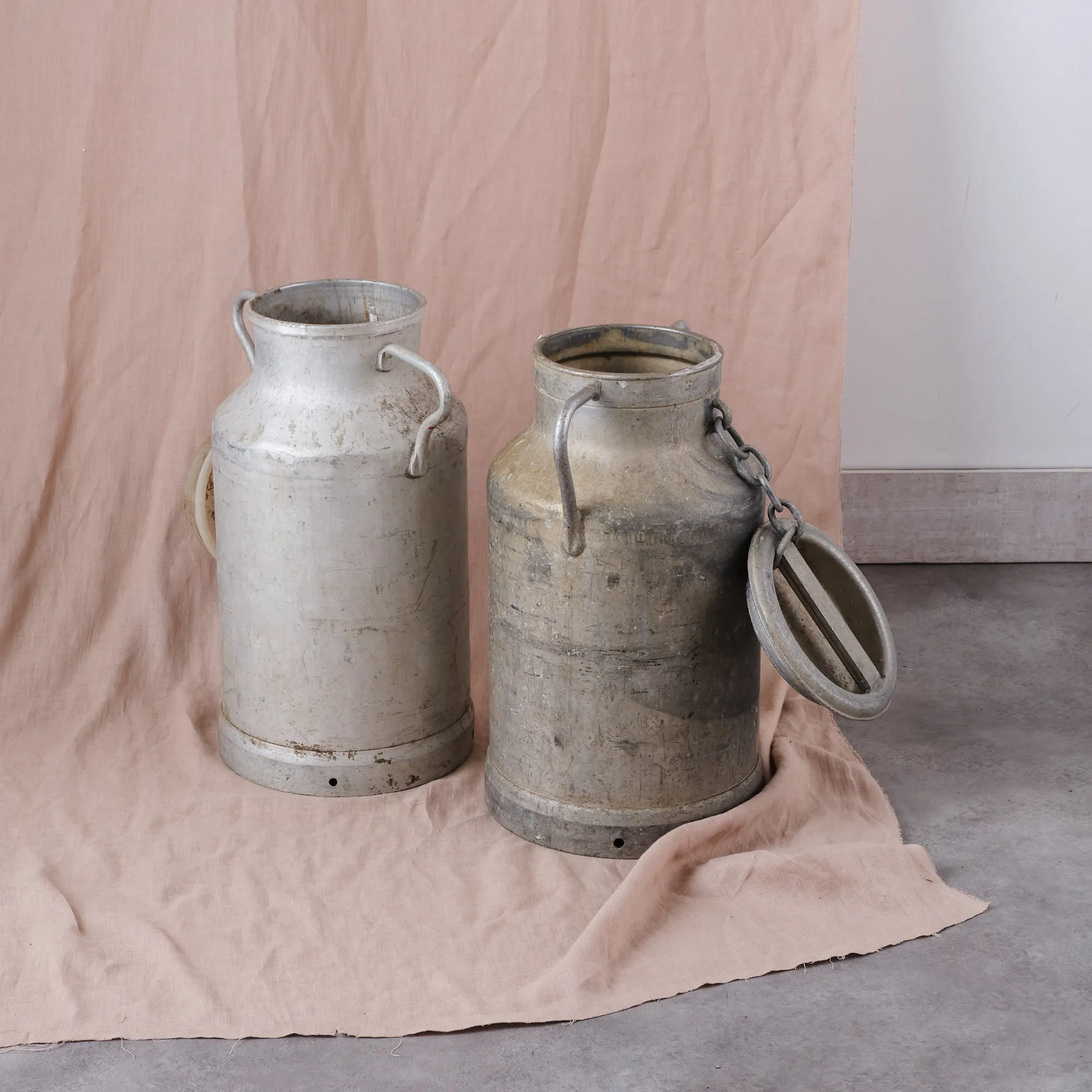Vintage milk Churns