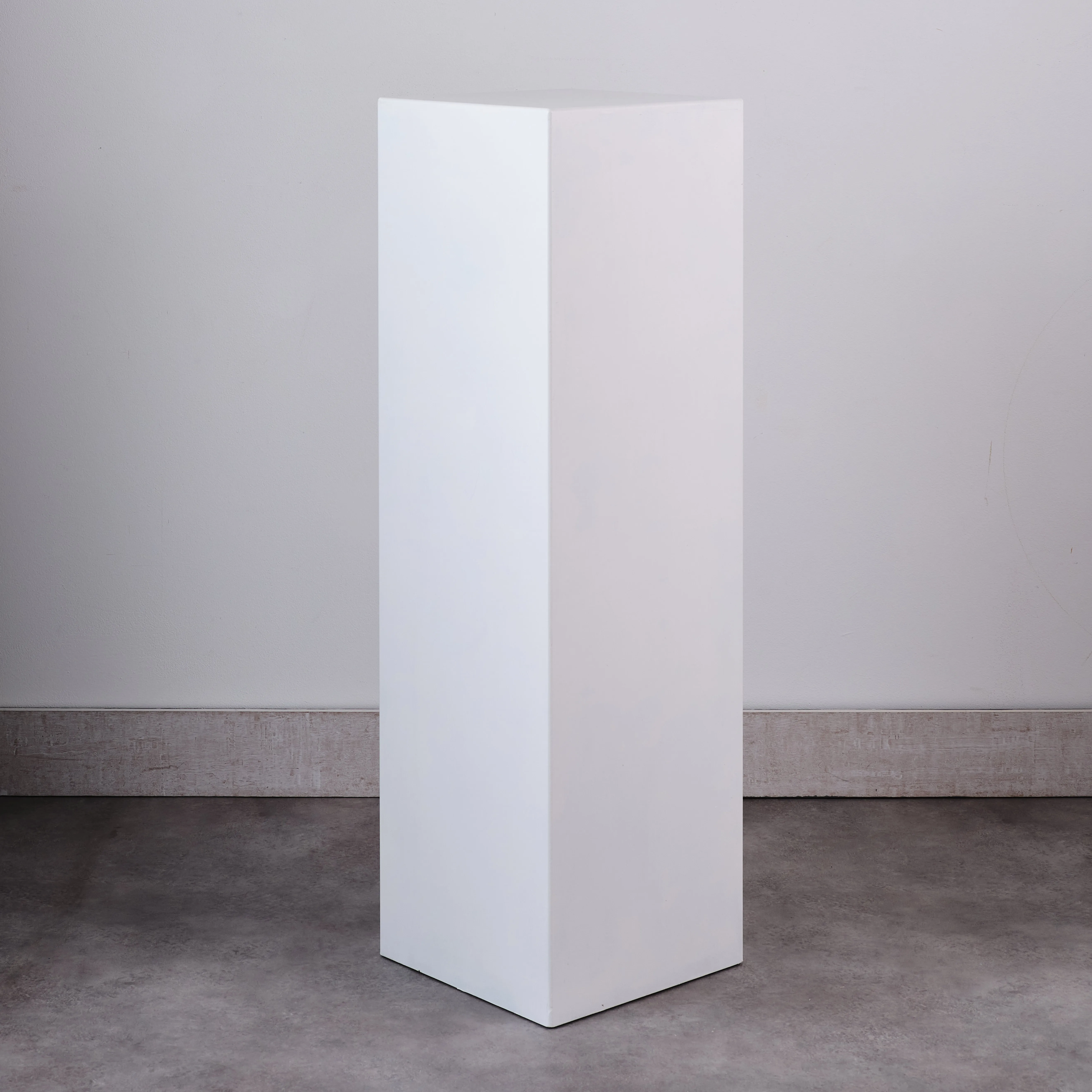 Large Rectangle White Plinth