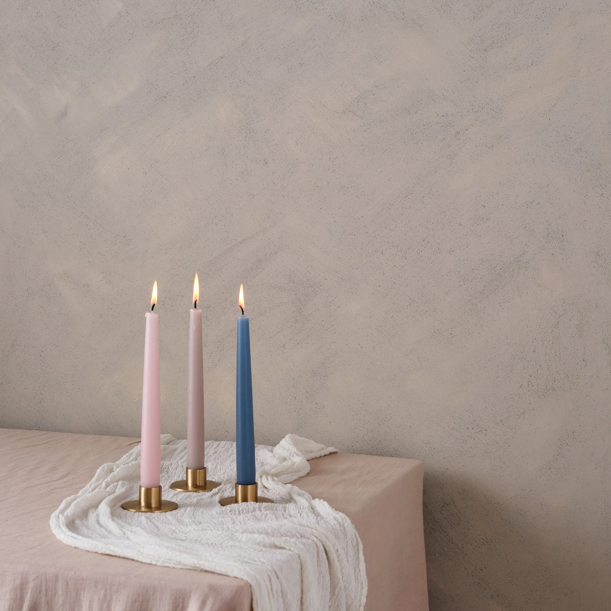 Contemporary Brass Candle Stick holder