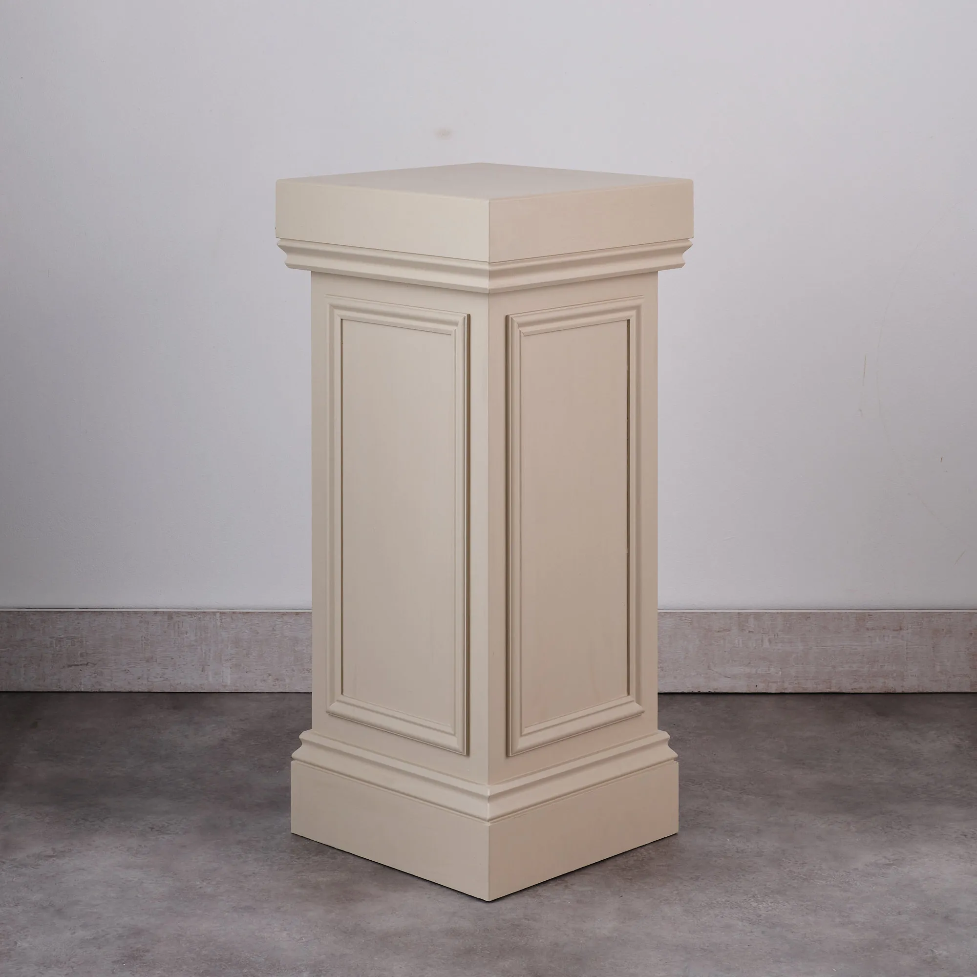 Panelled Beige Plinth