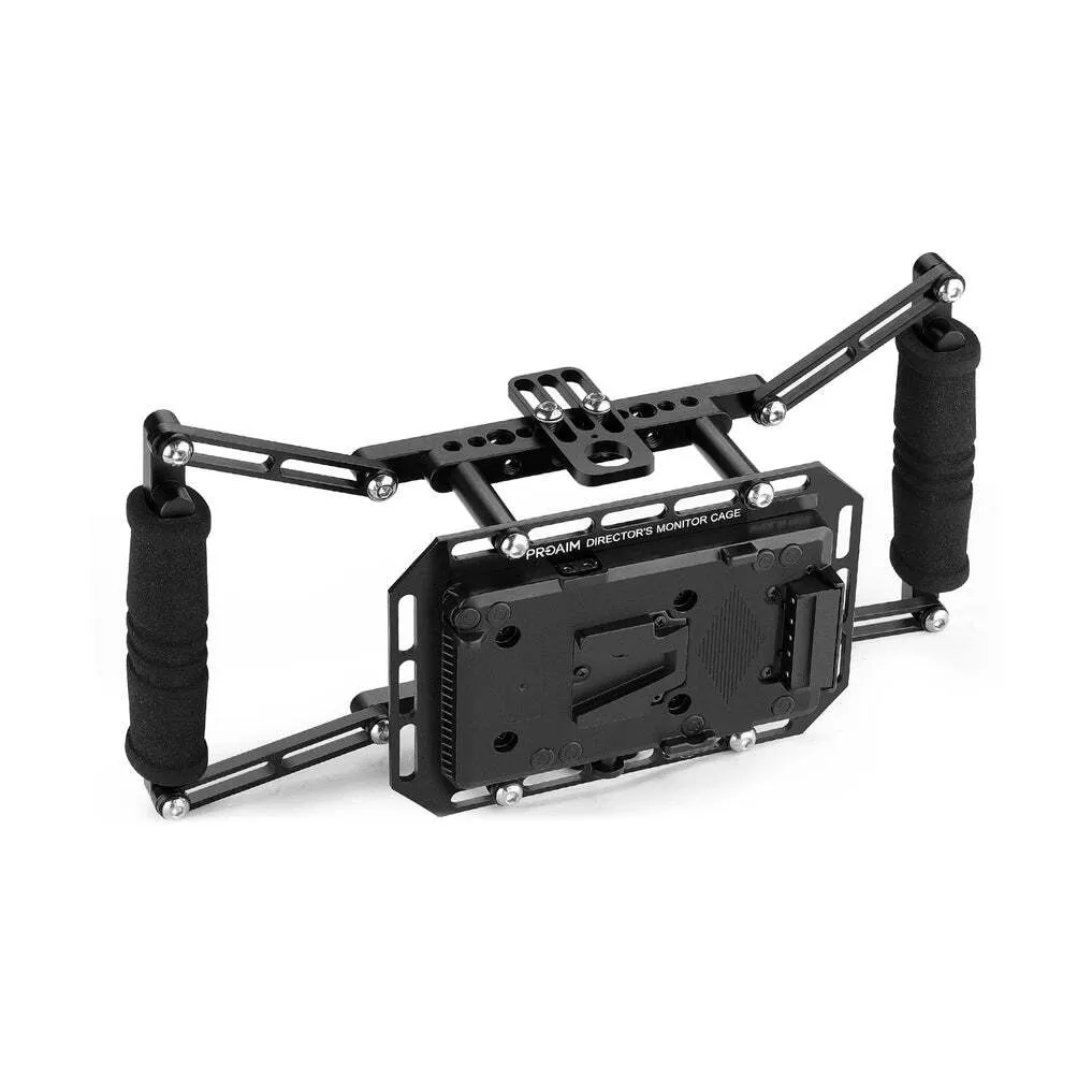 Handheald Monitor Cage W/ V-Mount Blate (3)