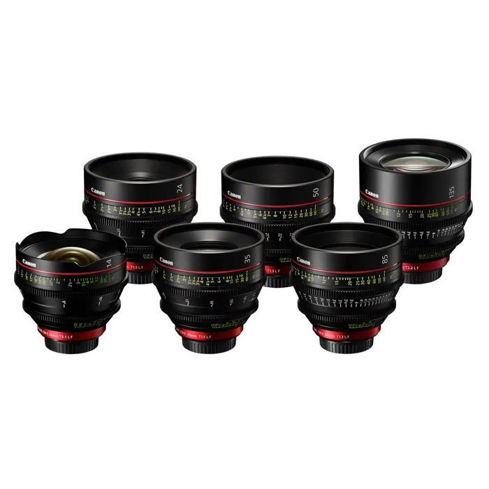 Canon EF CN-E Cinema Prime 6-Lens Kit (W)