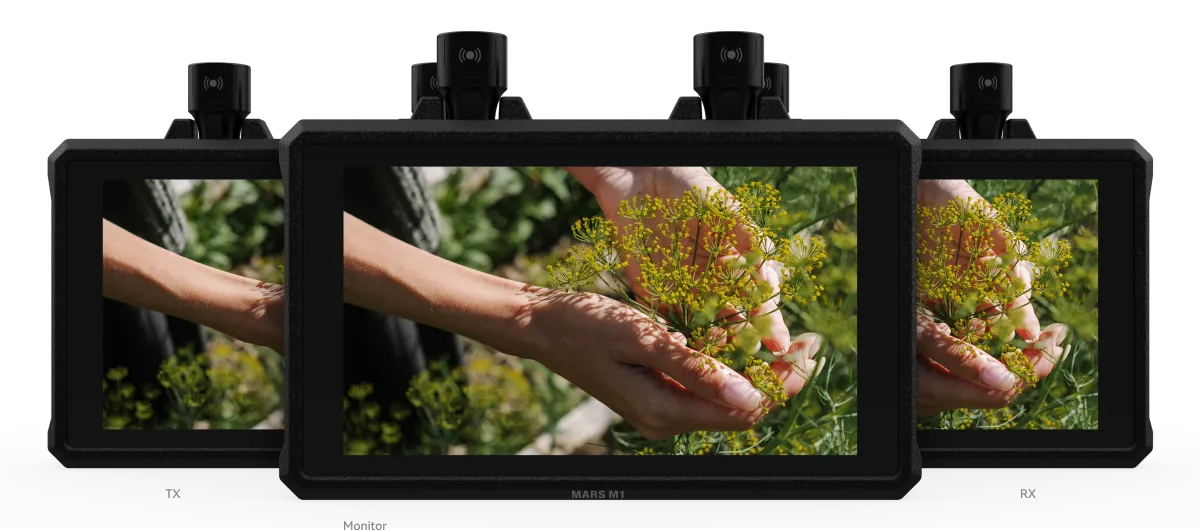 HollyLand wireless video transmission system mars m1 enhanced 3 monitors full kit (KS)