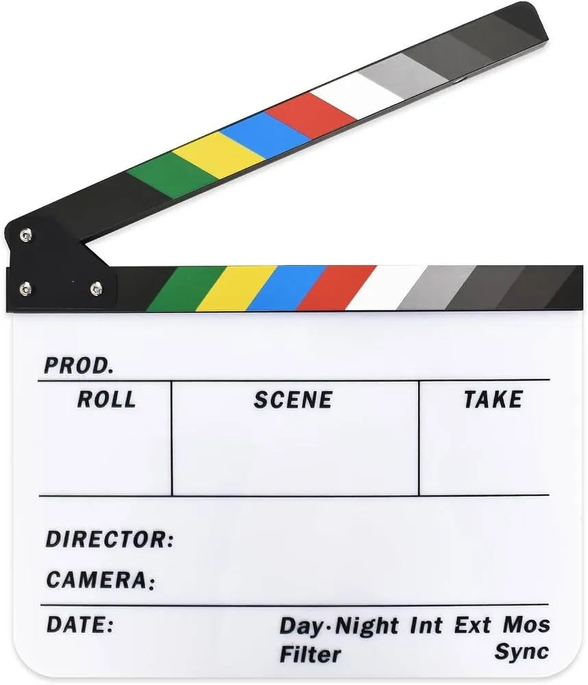 Acrylic Clapperboard (MP)