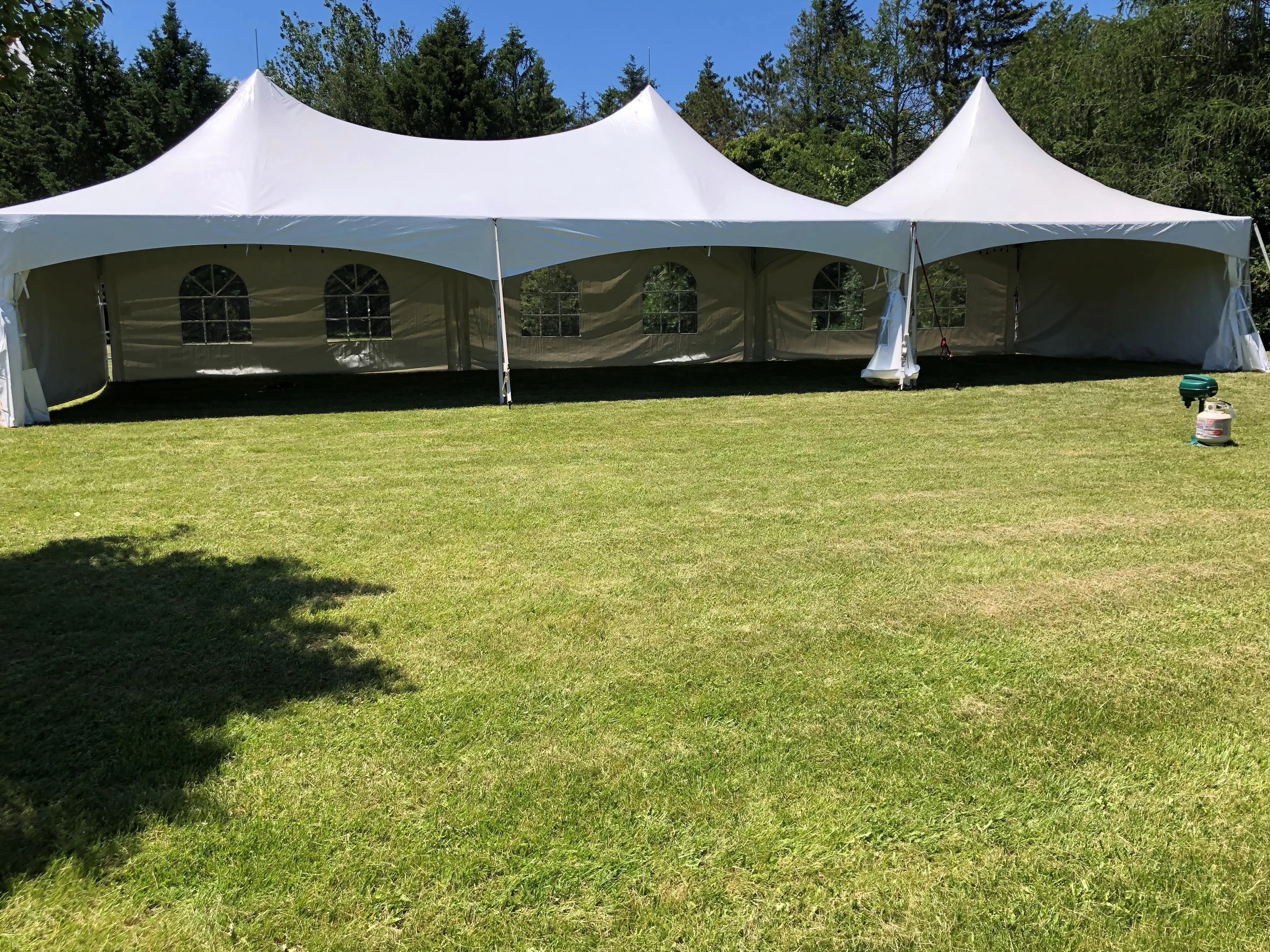 20x60 High Peak Frame Tent (With Walls)