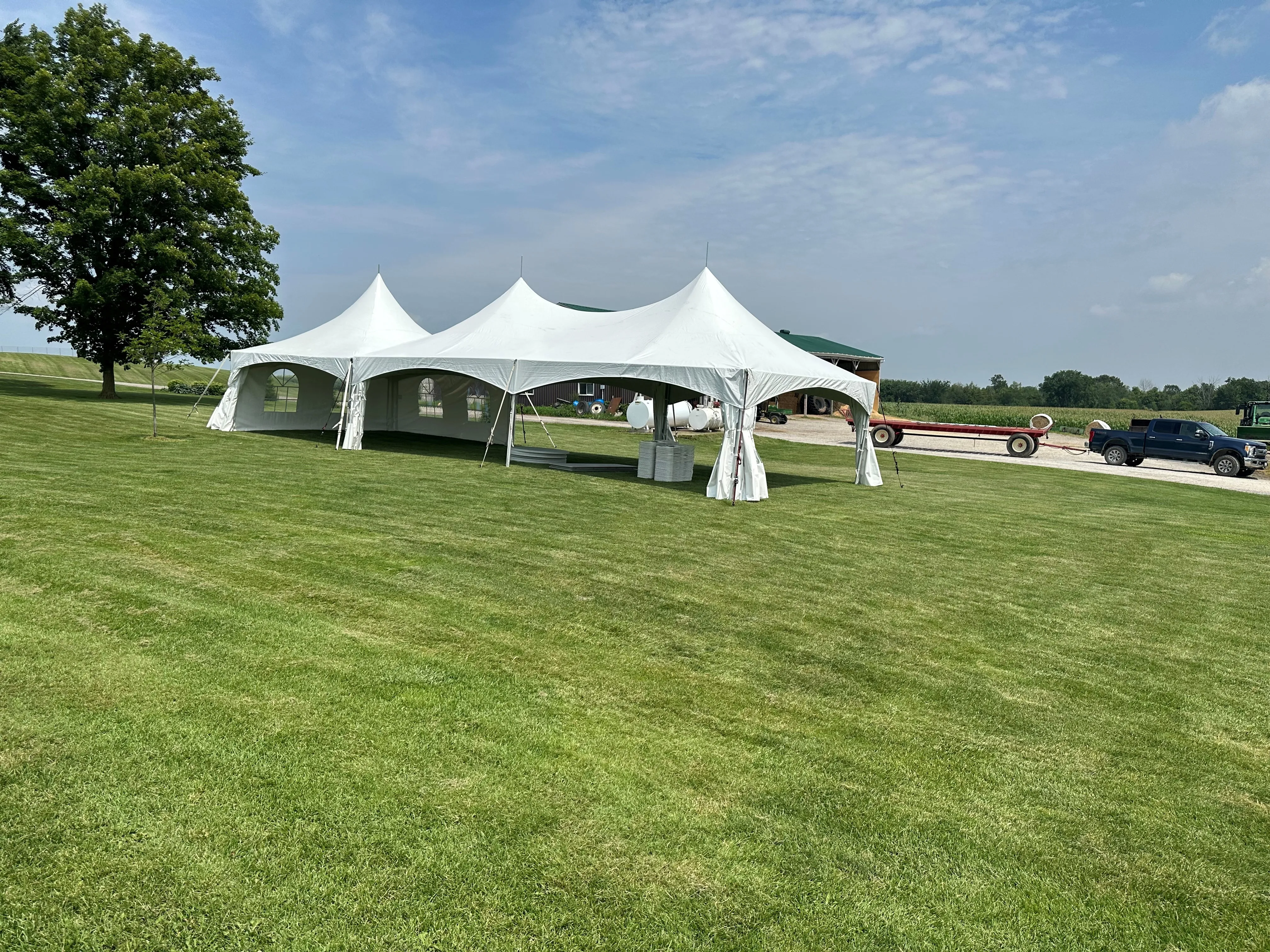 20x60 High Peak Frame Tent (No Walls)