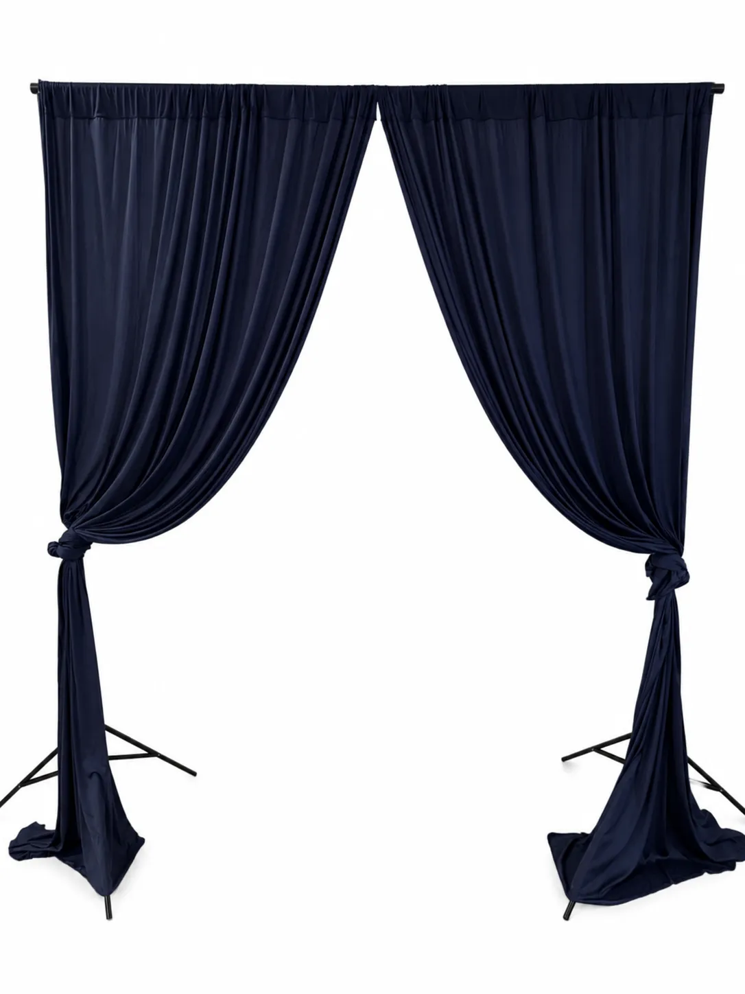 10ft x 10ft Navy Blue Curtain Backdrop