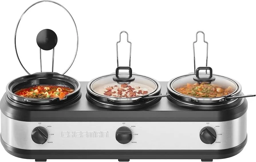 Triple 2.5qt Crock Pots