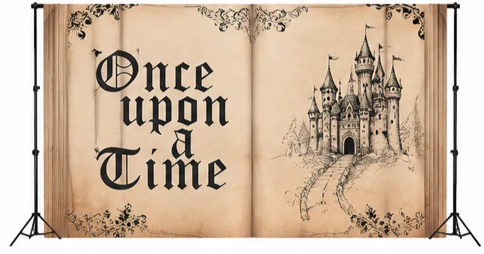 Once Upon A Time Backdrop 7ft x 5ft