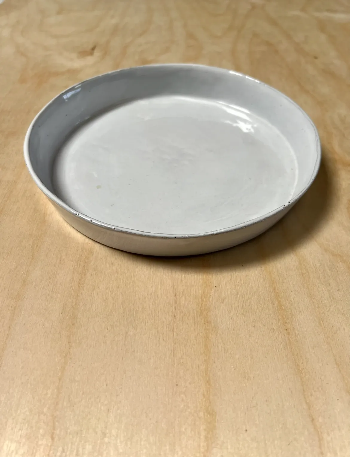 ADV Simple Round Platter White