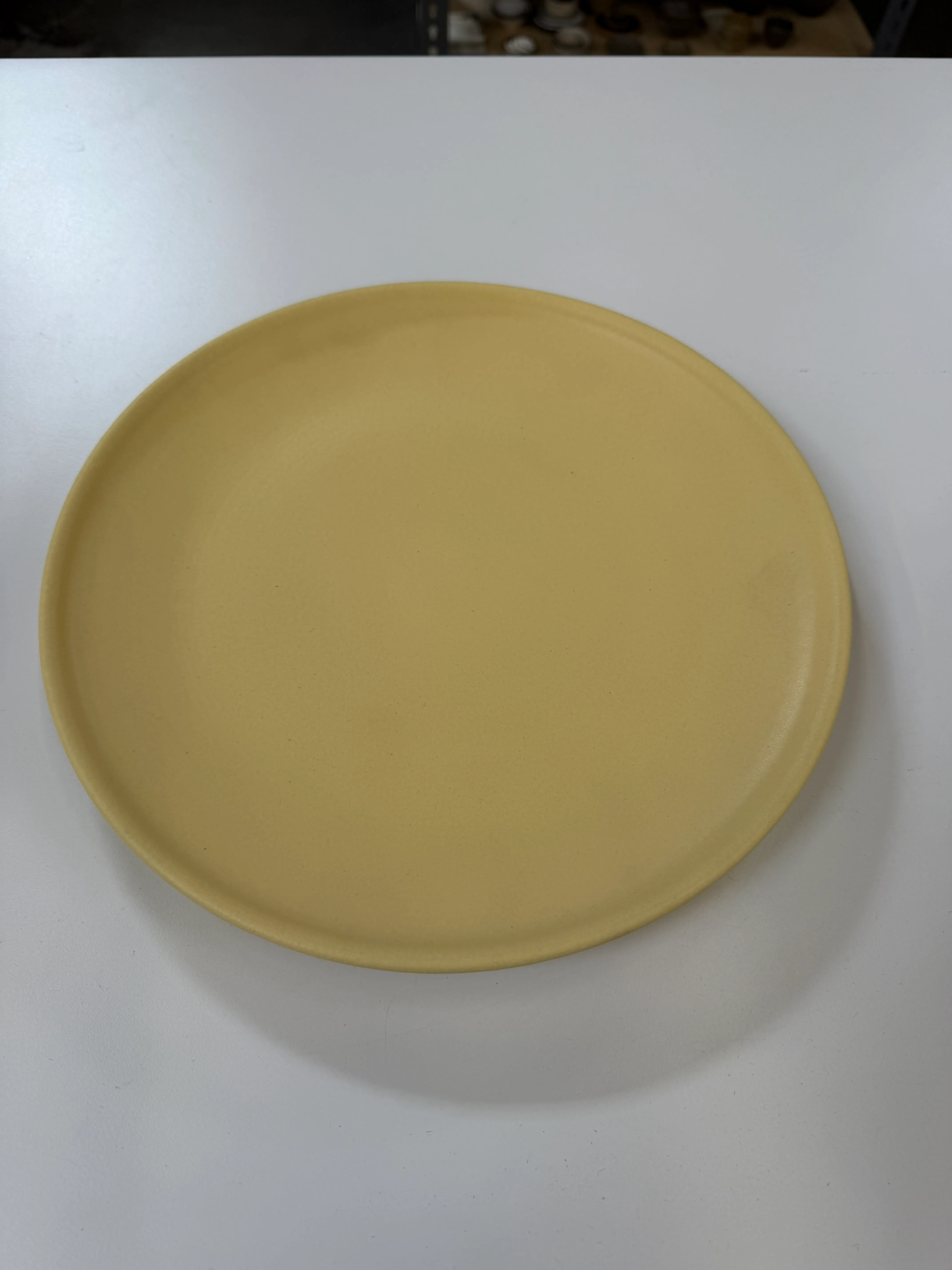 Matte Yellow Dinner Plate Jer