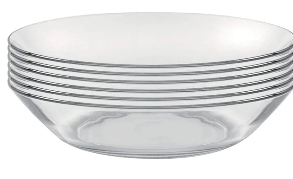 Duralex Glass Low Bowl 8"