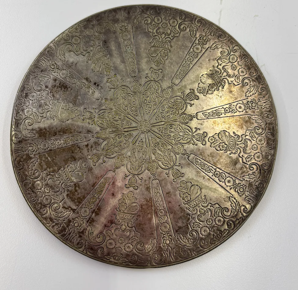 Silver Tray Fruit Design