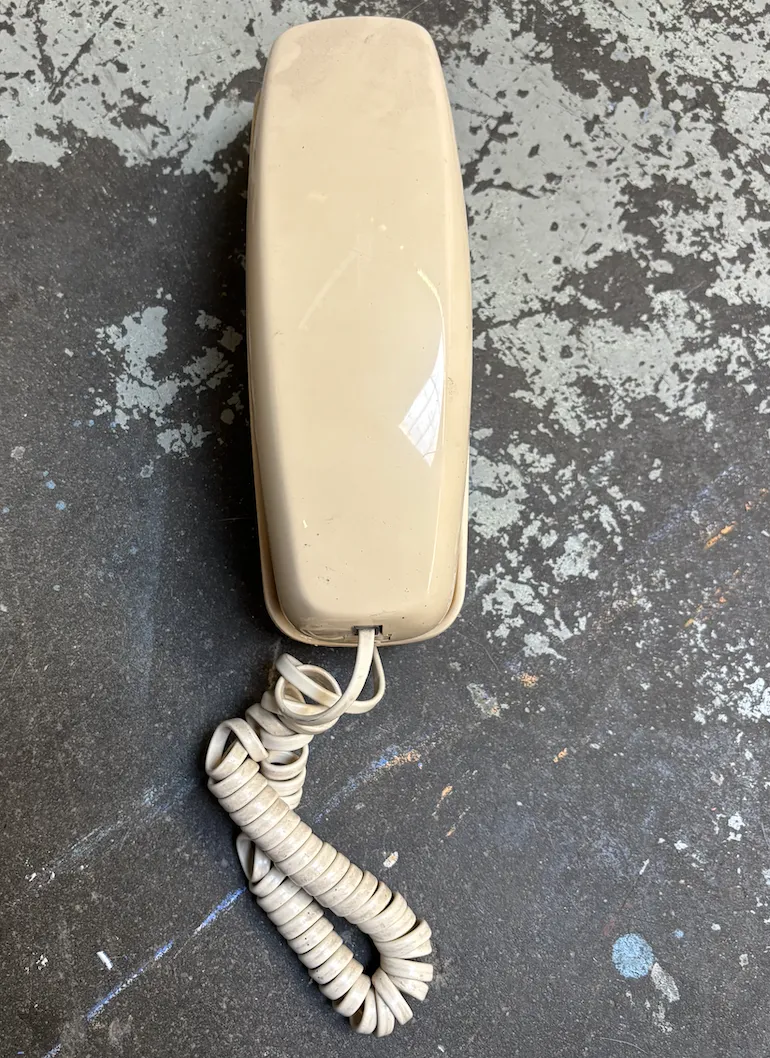 Tan Vintage Phone