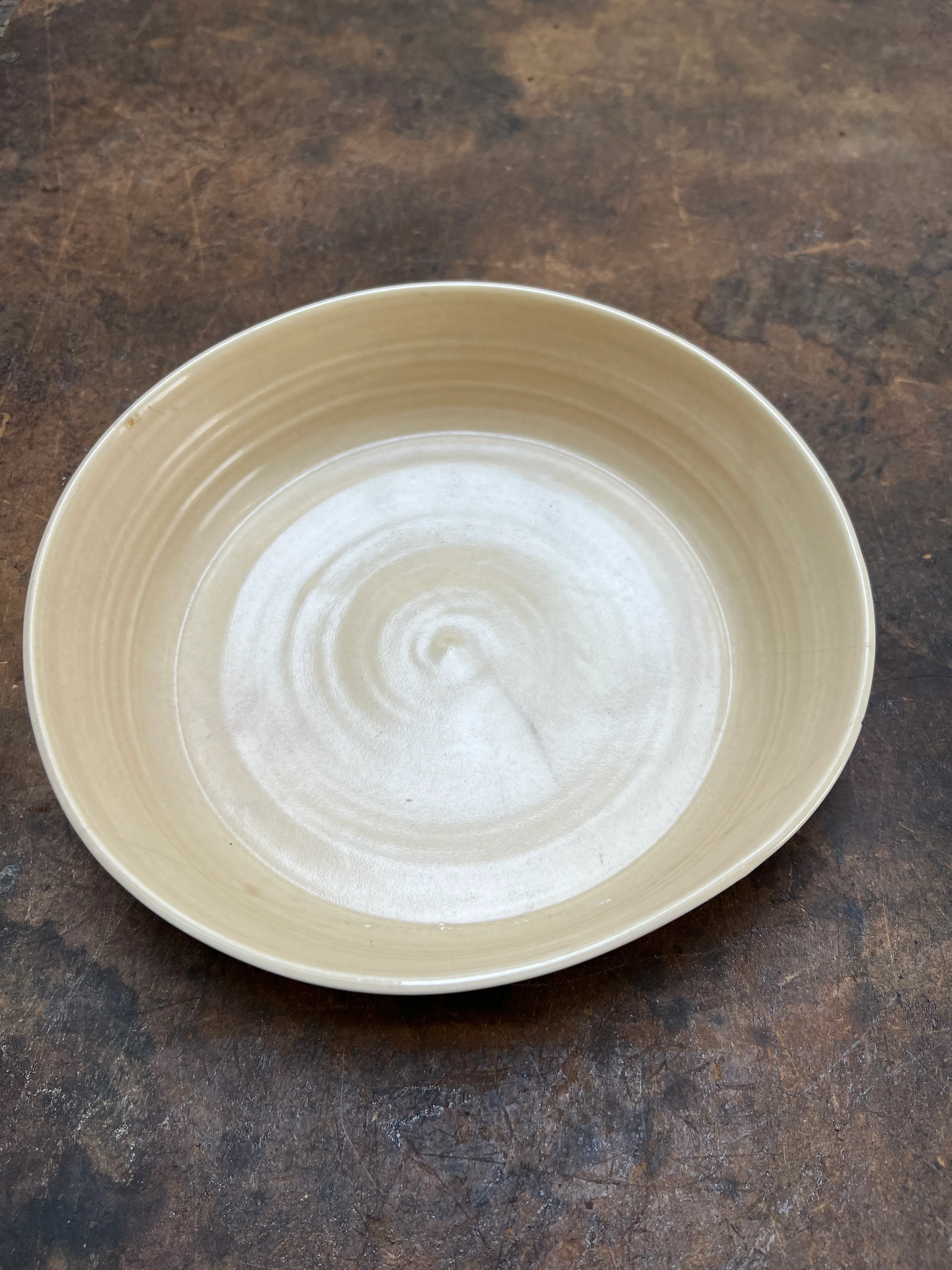 BC Cream Large Serving Bowl