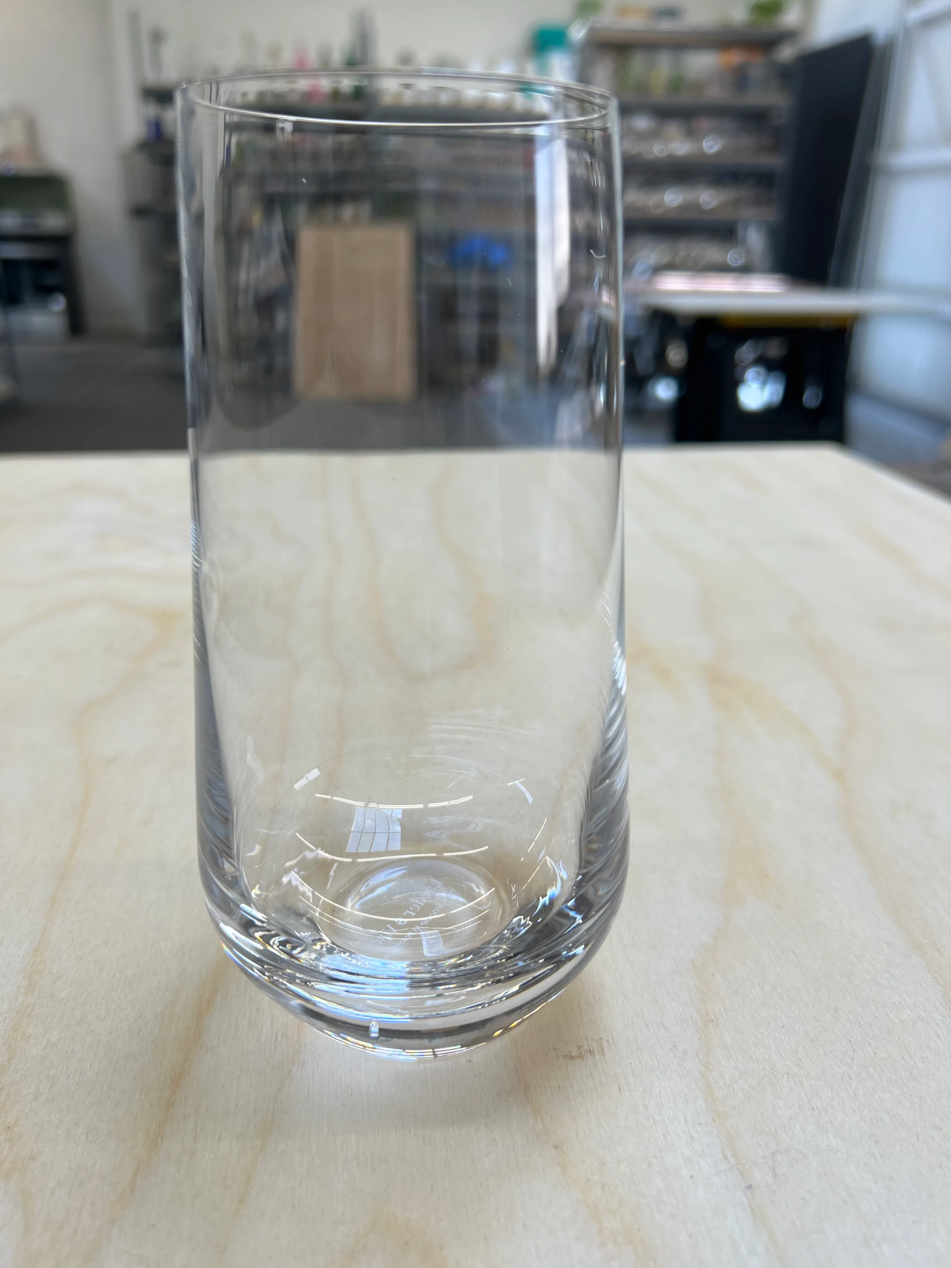 Tall Glass Tapered Bottom