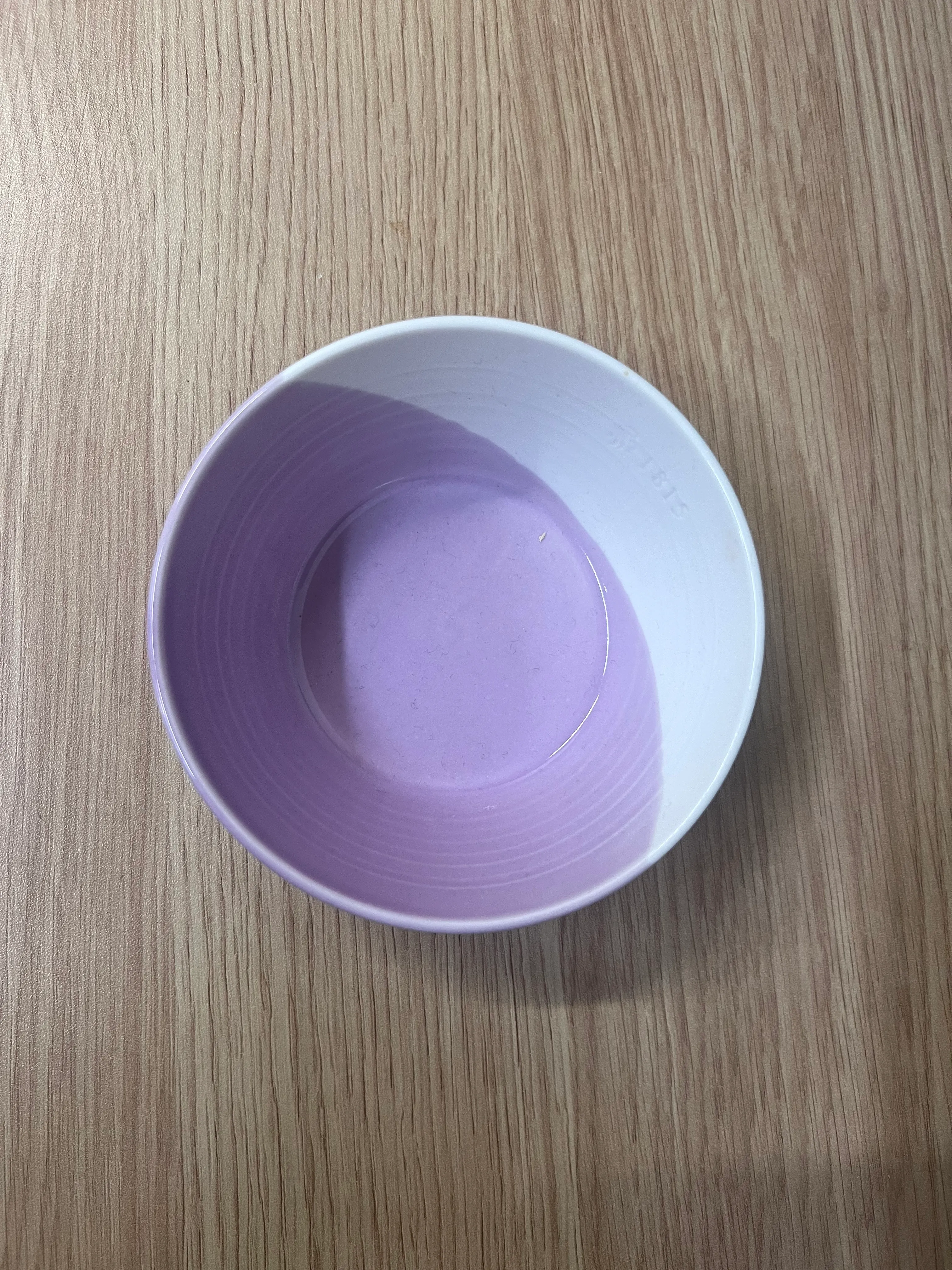 Purple and white small bowl 