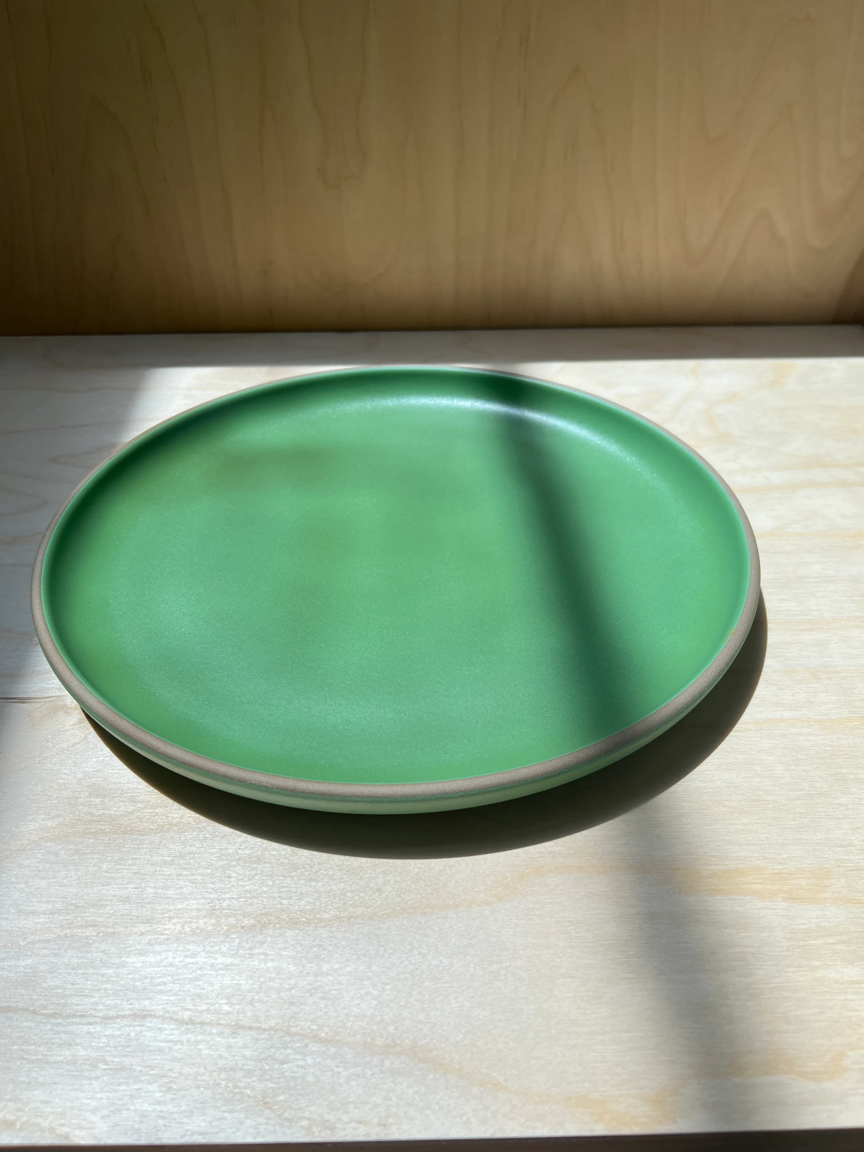 Green Round Serving Platter