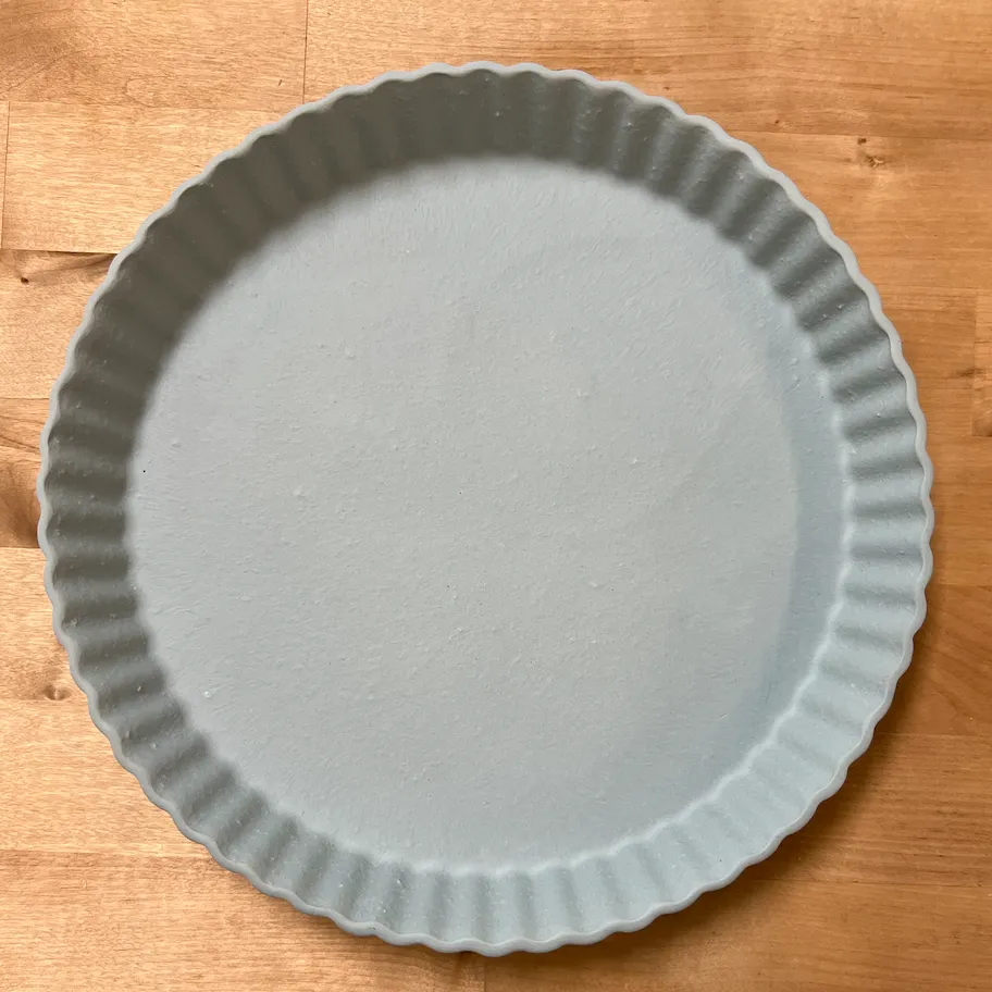 Lt Blue Pie Dish