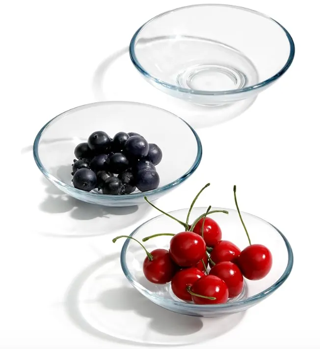 Tempered Glass Bowls, 5"