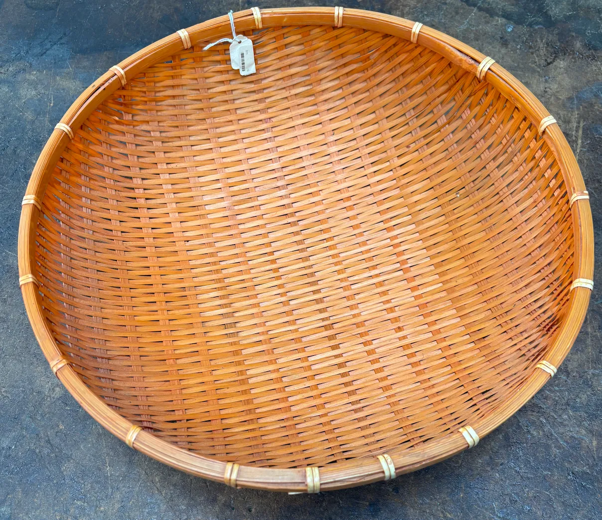 Orange Woven Basket