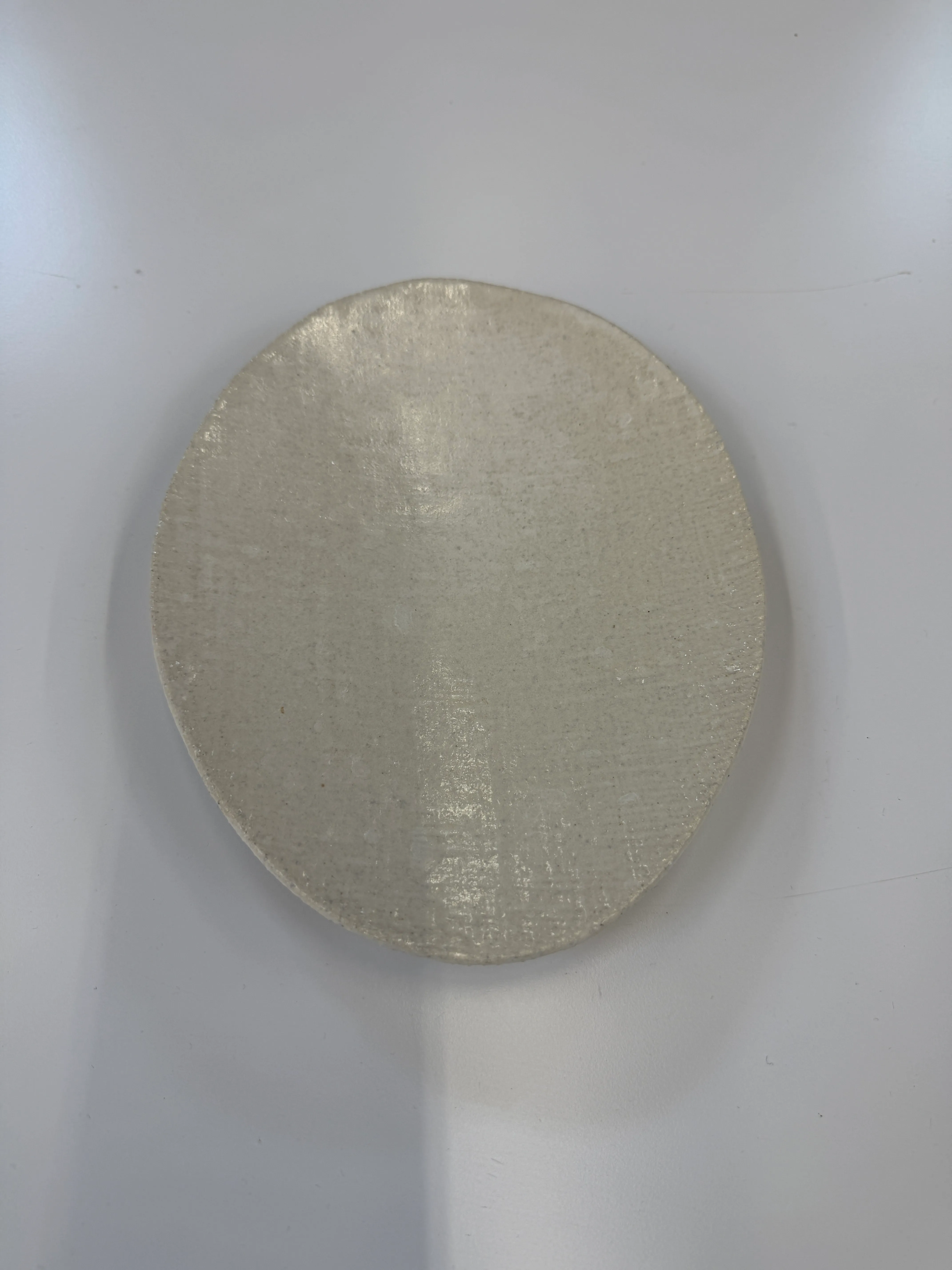 White Elephant Organic Shape Plate