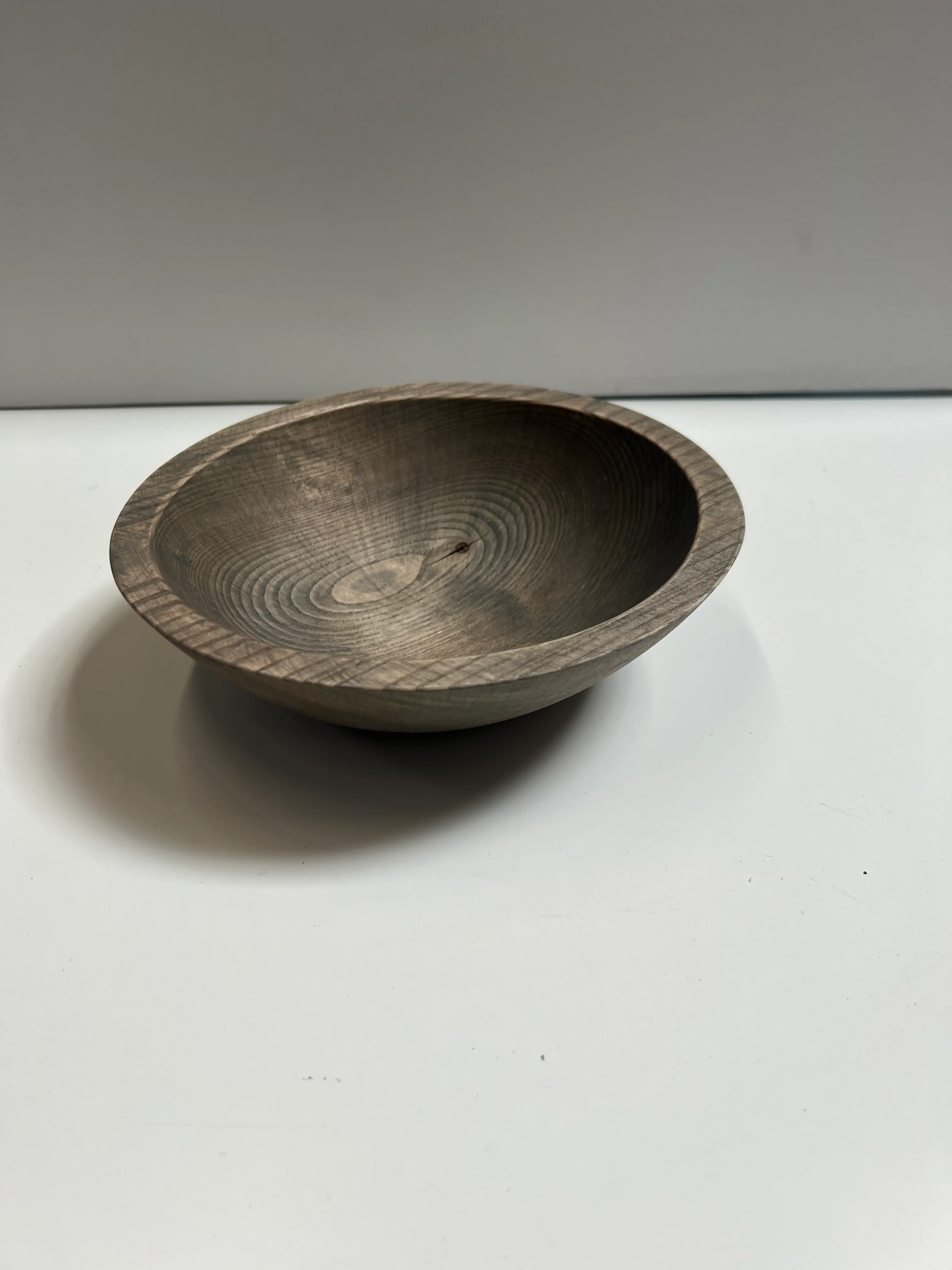 FH Grey Wood Bowl 7"