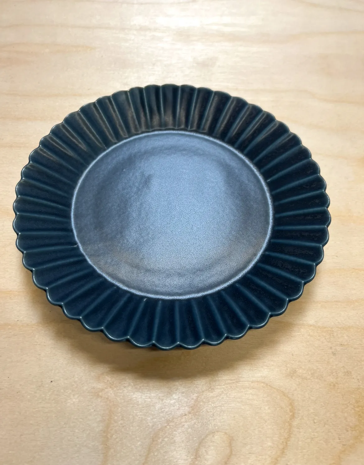 Barbarie Round Plate Navy