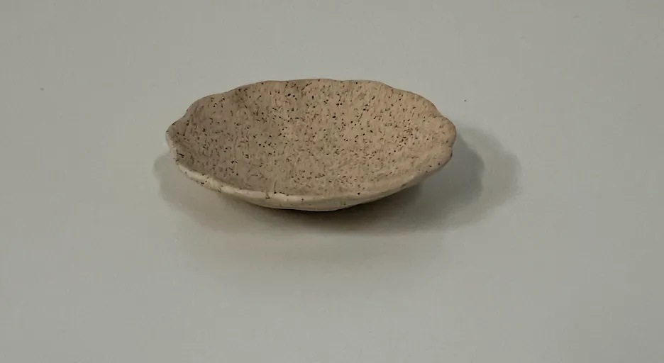 Scallop Mini Plate Speckled