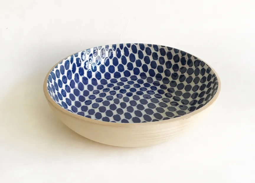 TF Cobalt Blue Bowl 8'