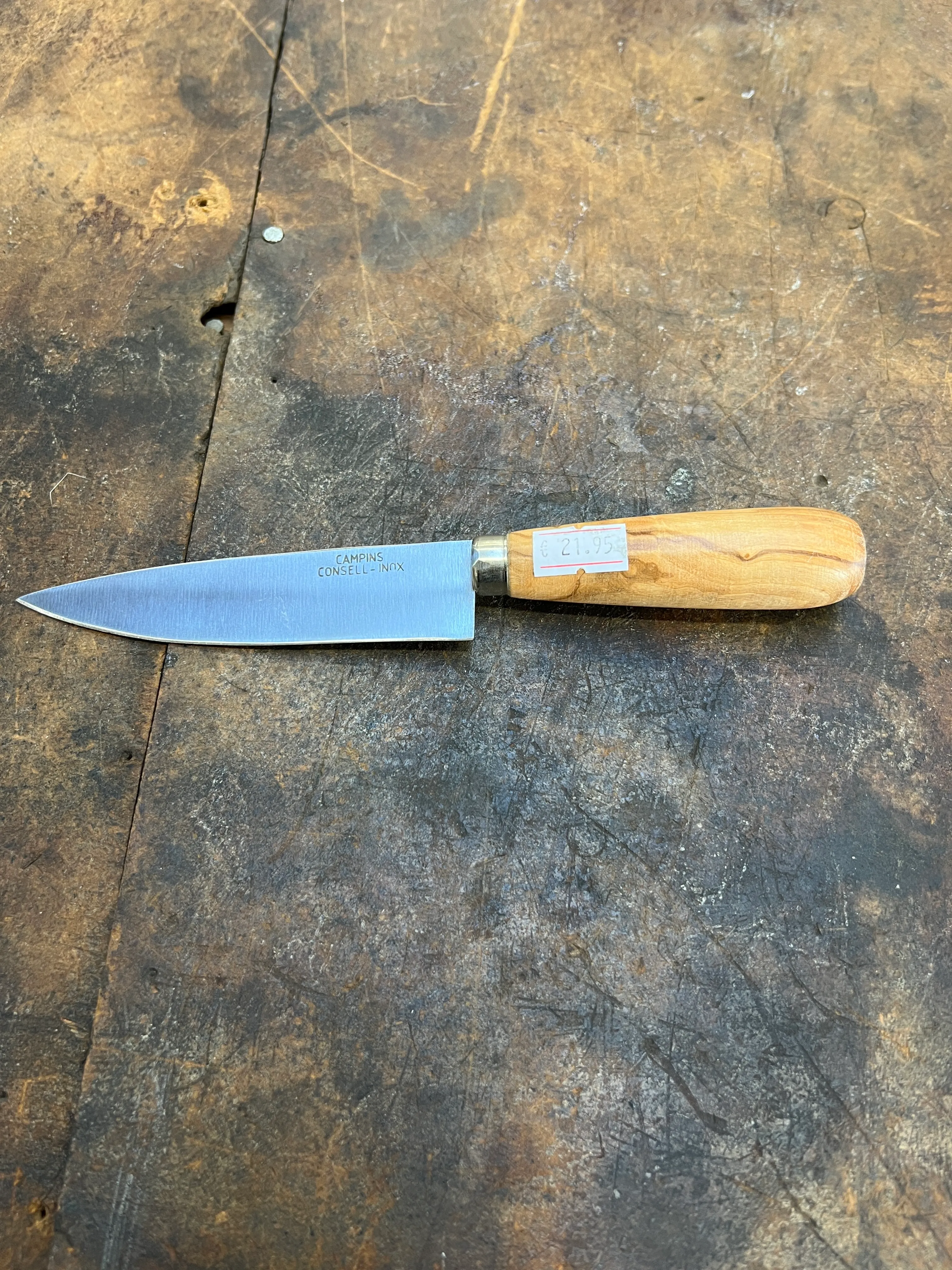 Pairing Knife w/ Light Wood Handle