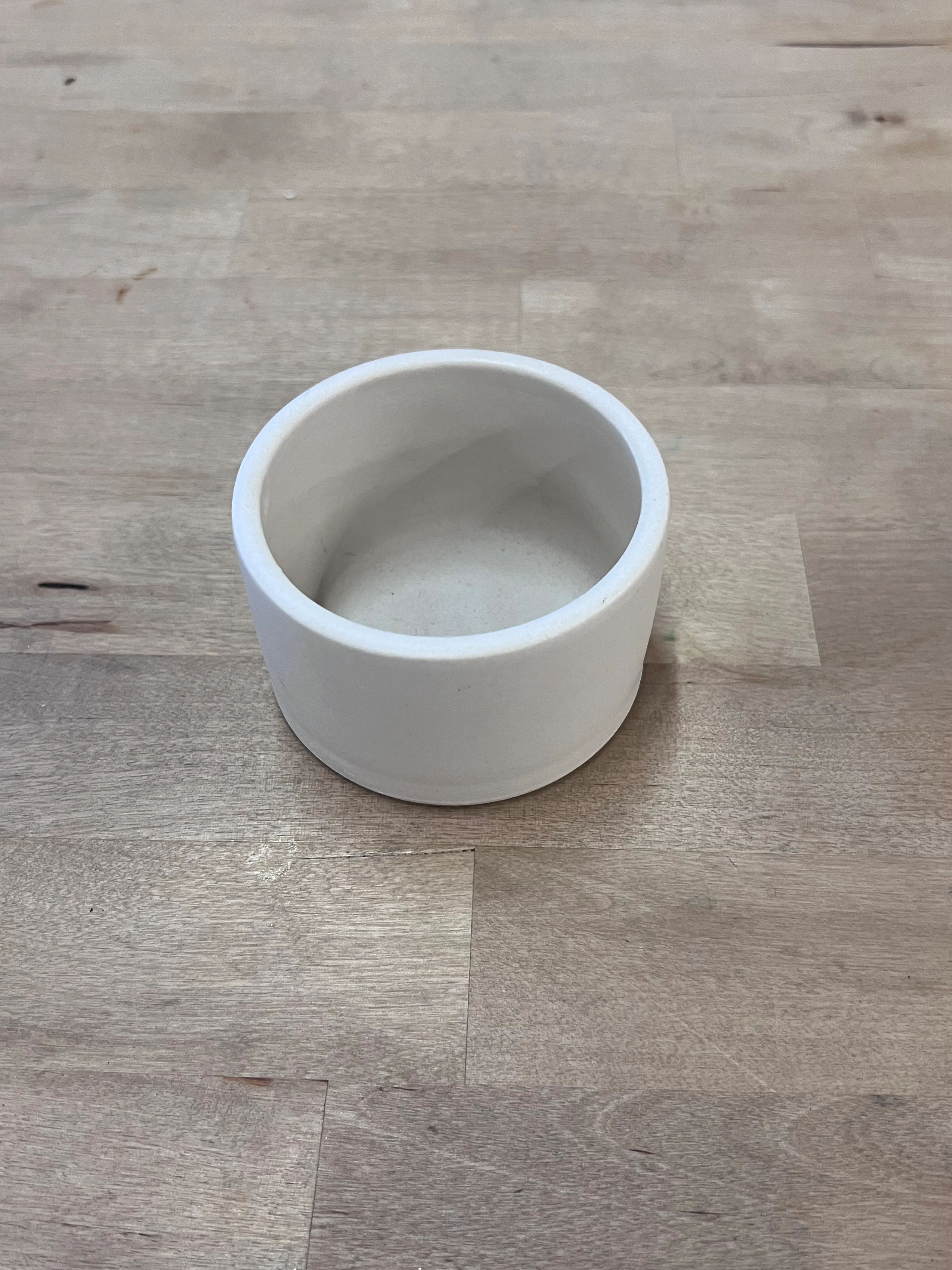 Off white small bowl with high rim