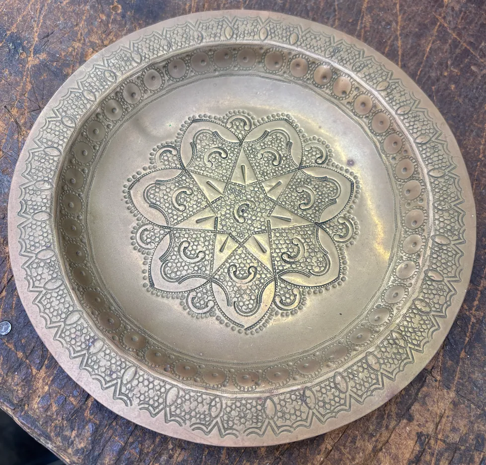 Bronze Star Design Plate