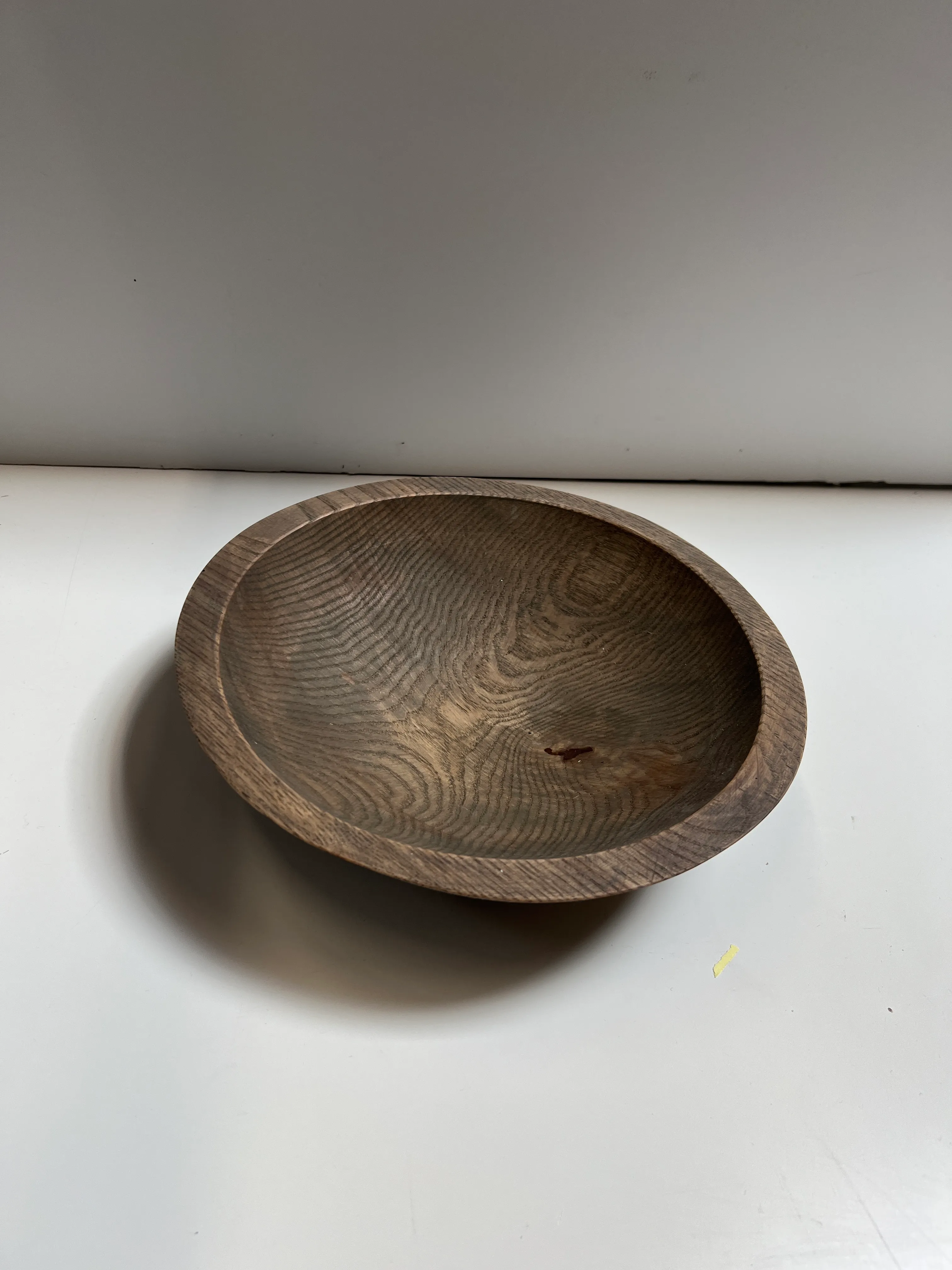 FH Grey Wood Bowl 9"