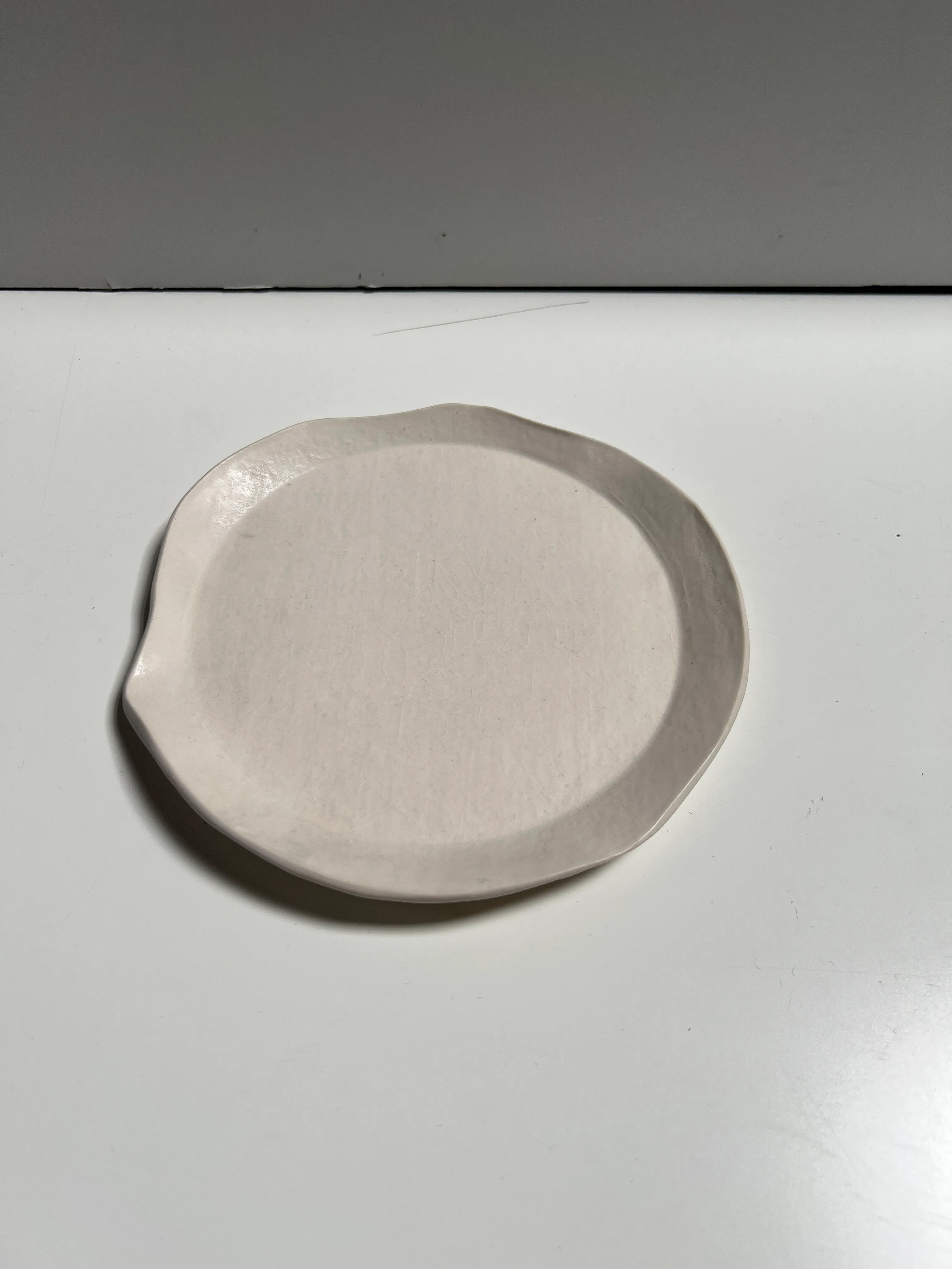 White Wabi Sabi Plate BP