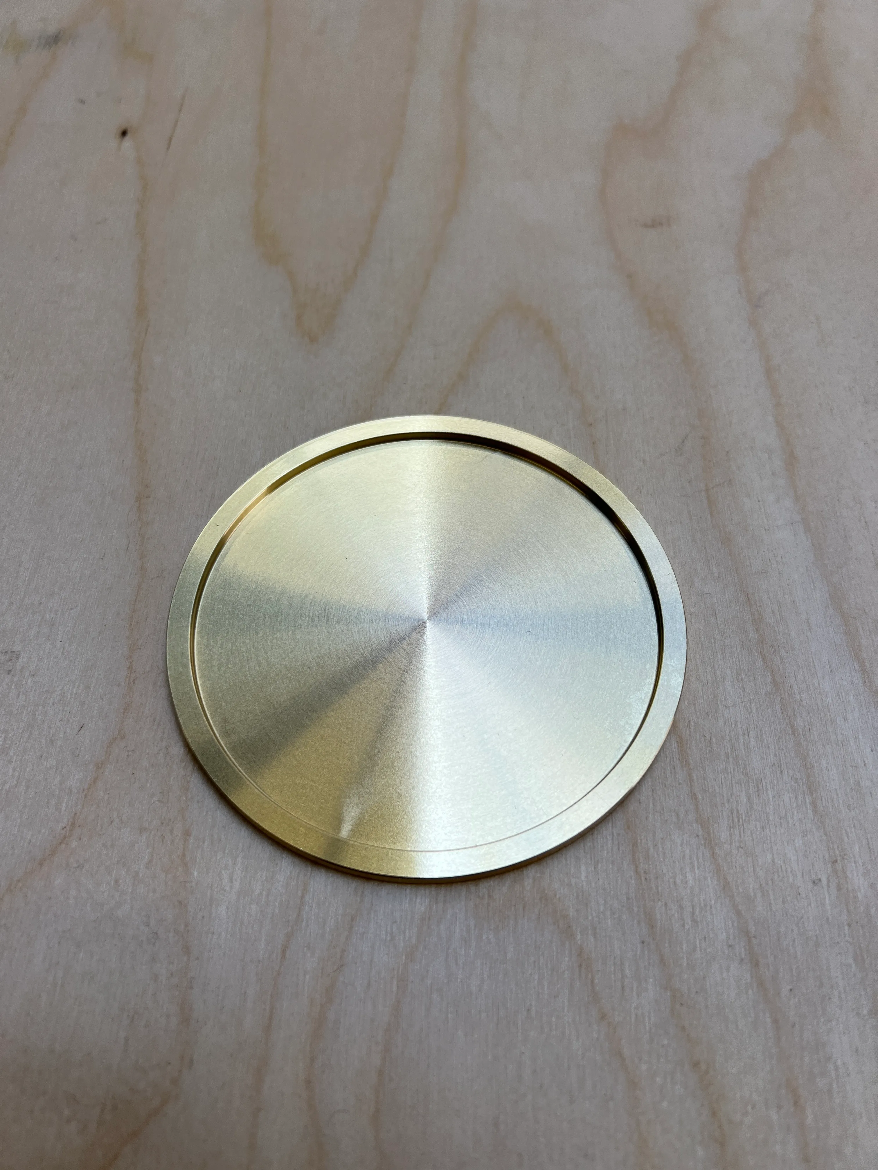 Gold Metal Coaster Set of 4