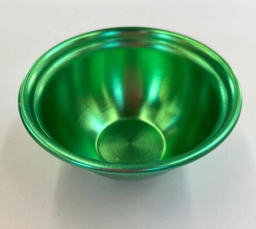 Green Aluminum Bowl