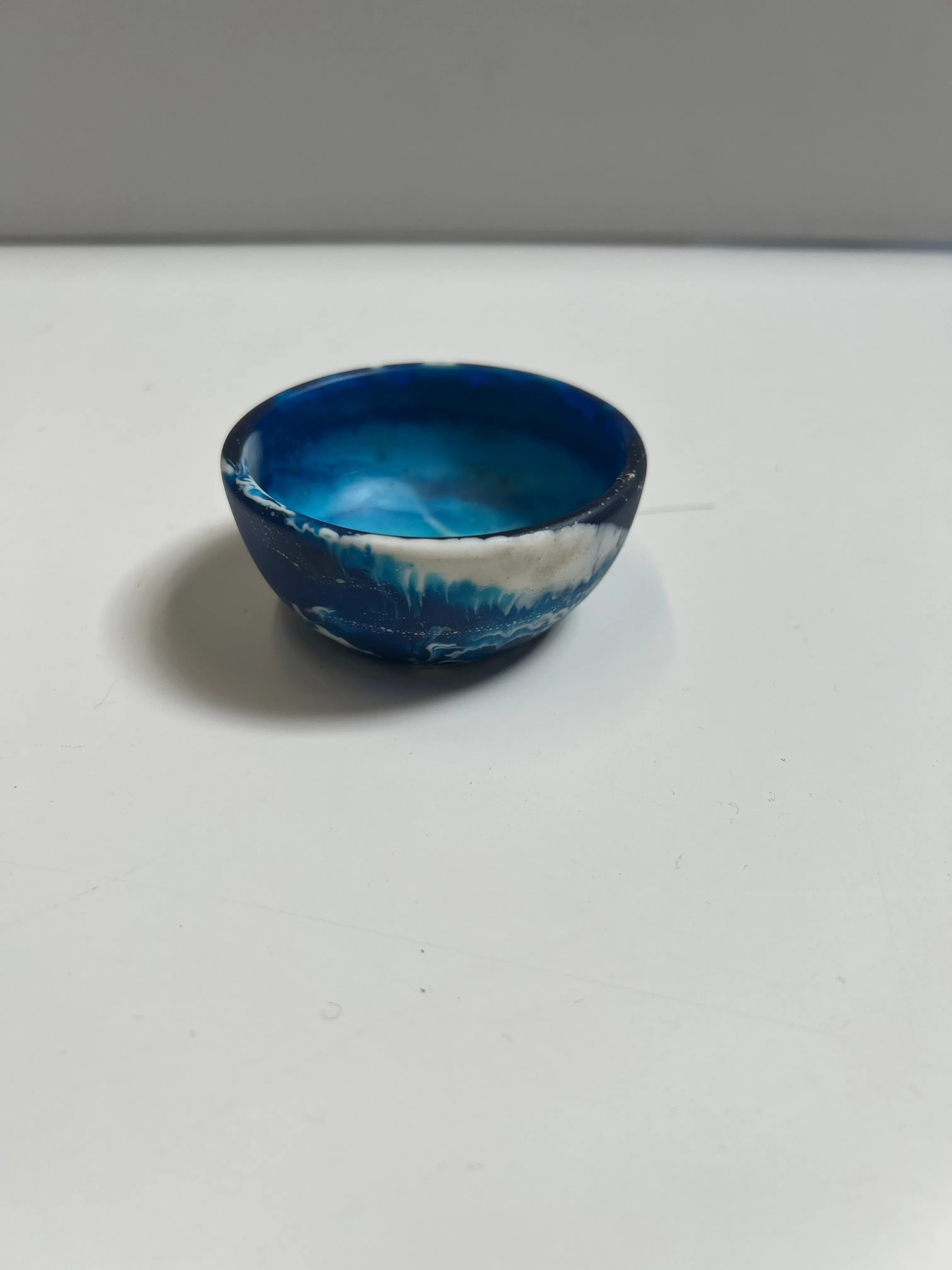 Blue/White Tie-Dyed Mini Bowl