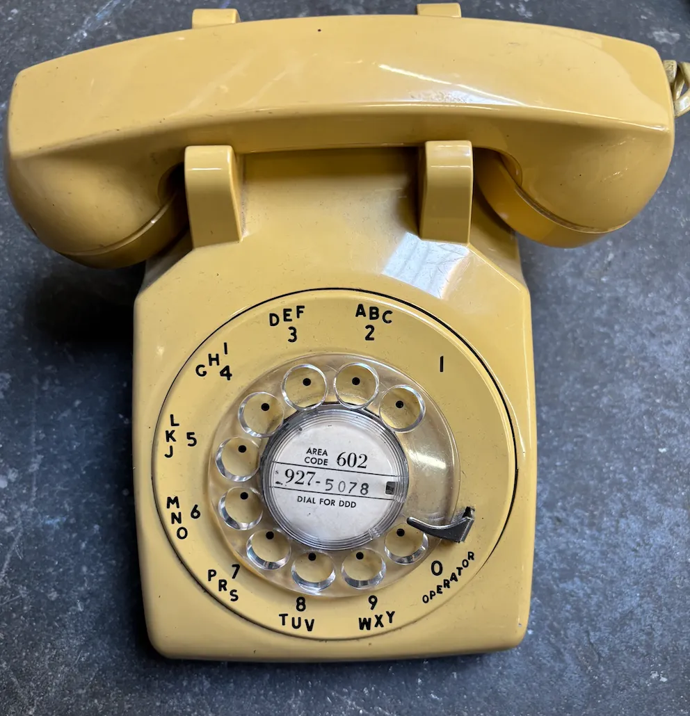 Butter Rotary Phone