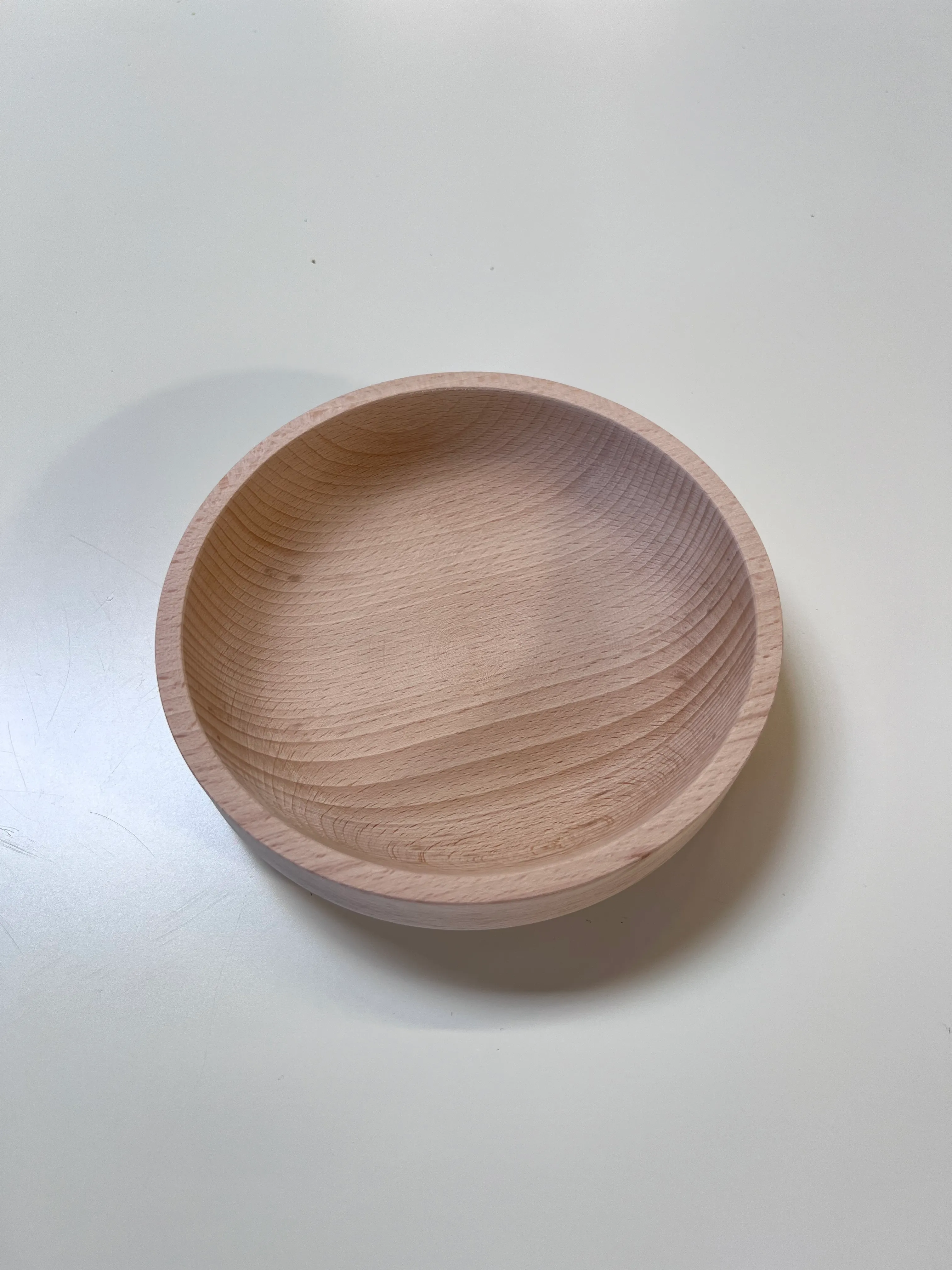 Light wood medium sized bowl