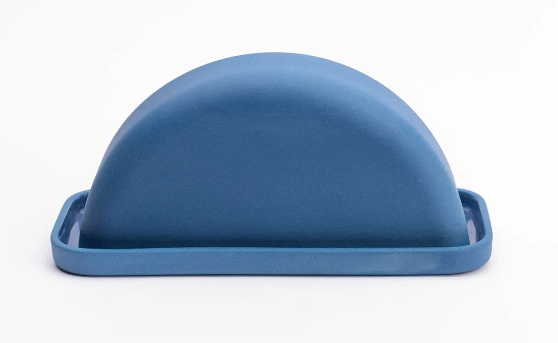 Blue Butter Dish PT