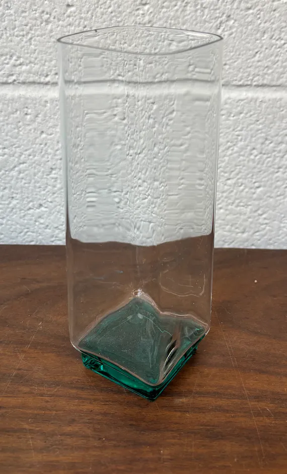 Teal High Ball Glass 
