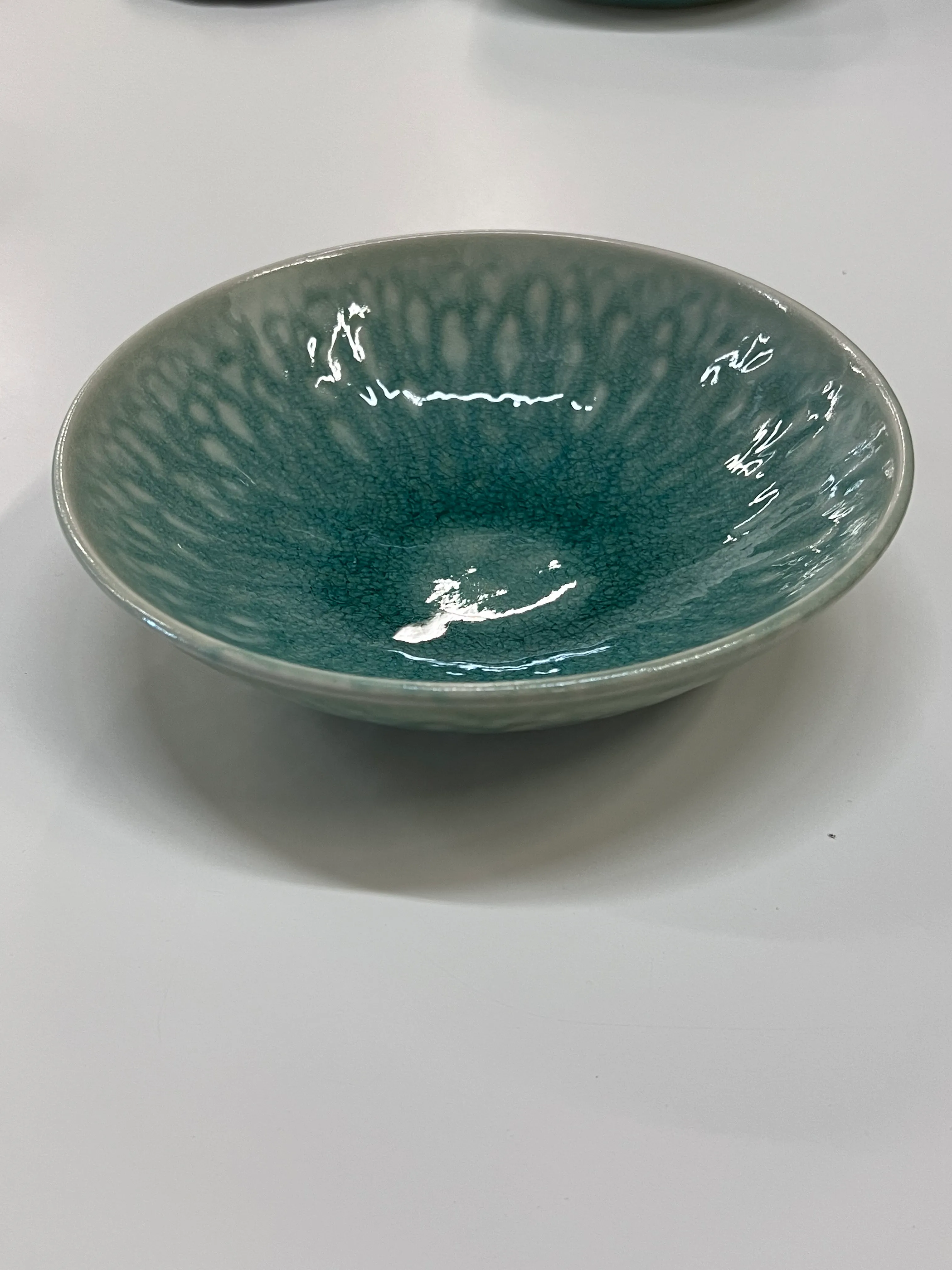 Jars turquoise glossy bowl
