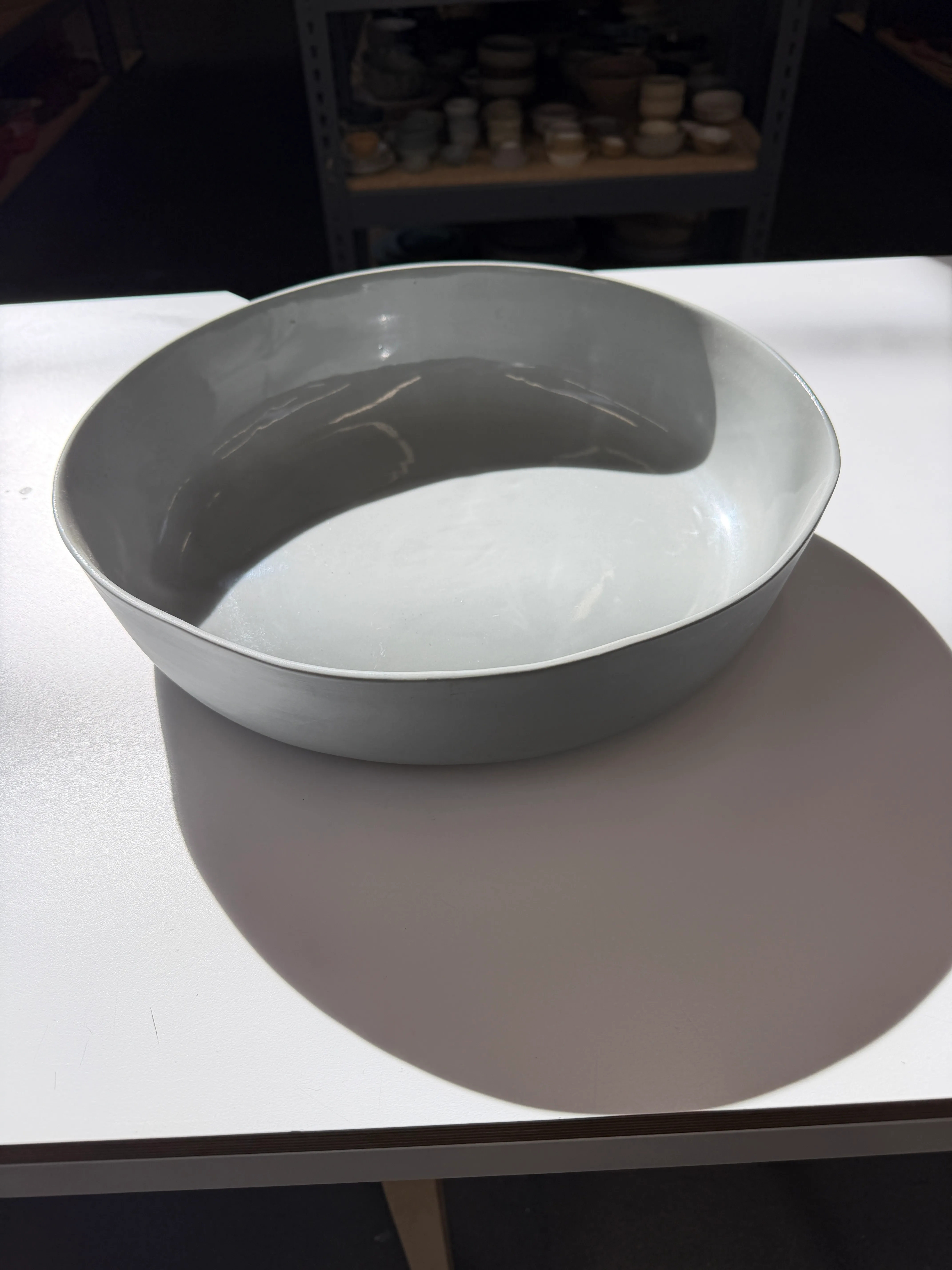Lt Grey XL Serving Bowl HM J