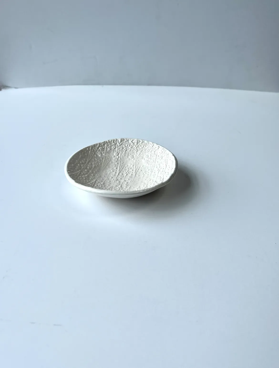 Cream Floral Design Bowl SM